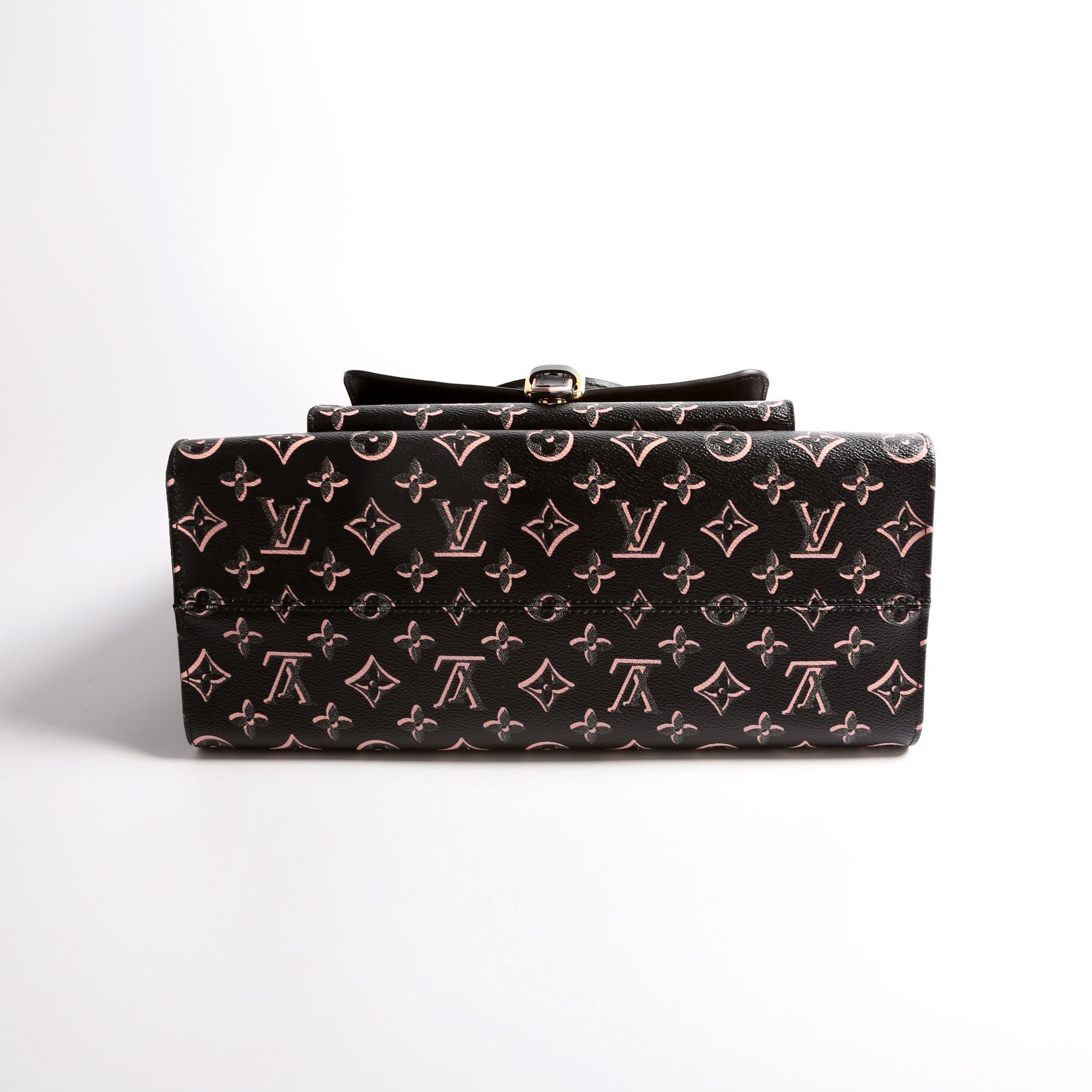 Onthego MM Fall For You Monogram Black/Pink