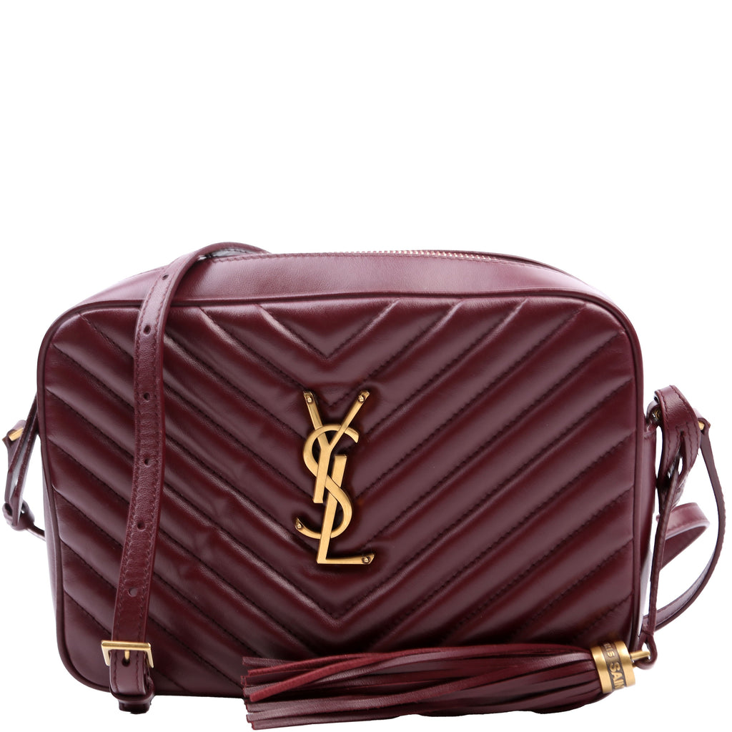 Lou Camera Bag Quilted 612544 Burgundy