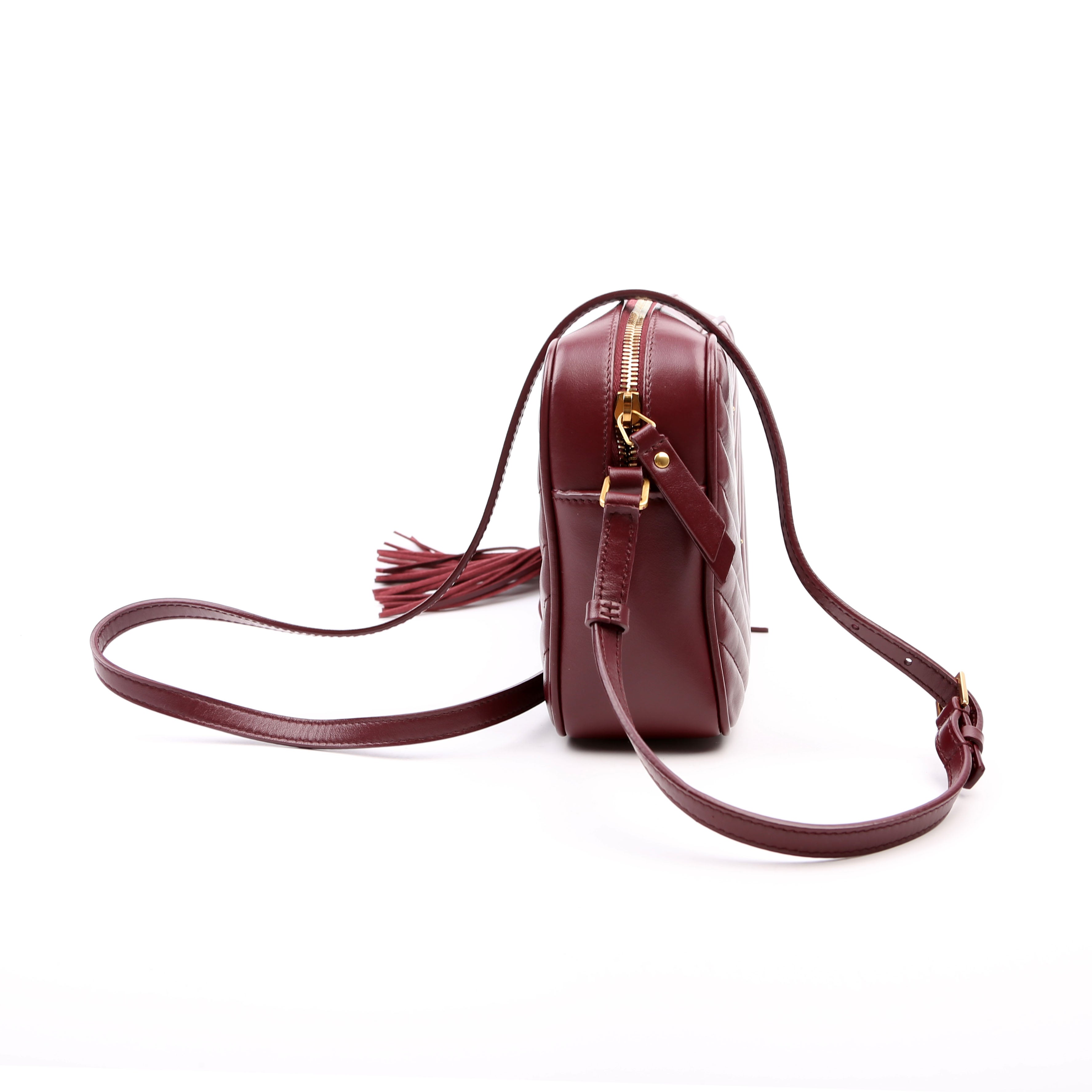 Lou Camera Bag Quilted 612544 Burgundy