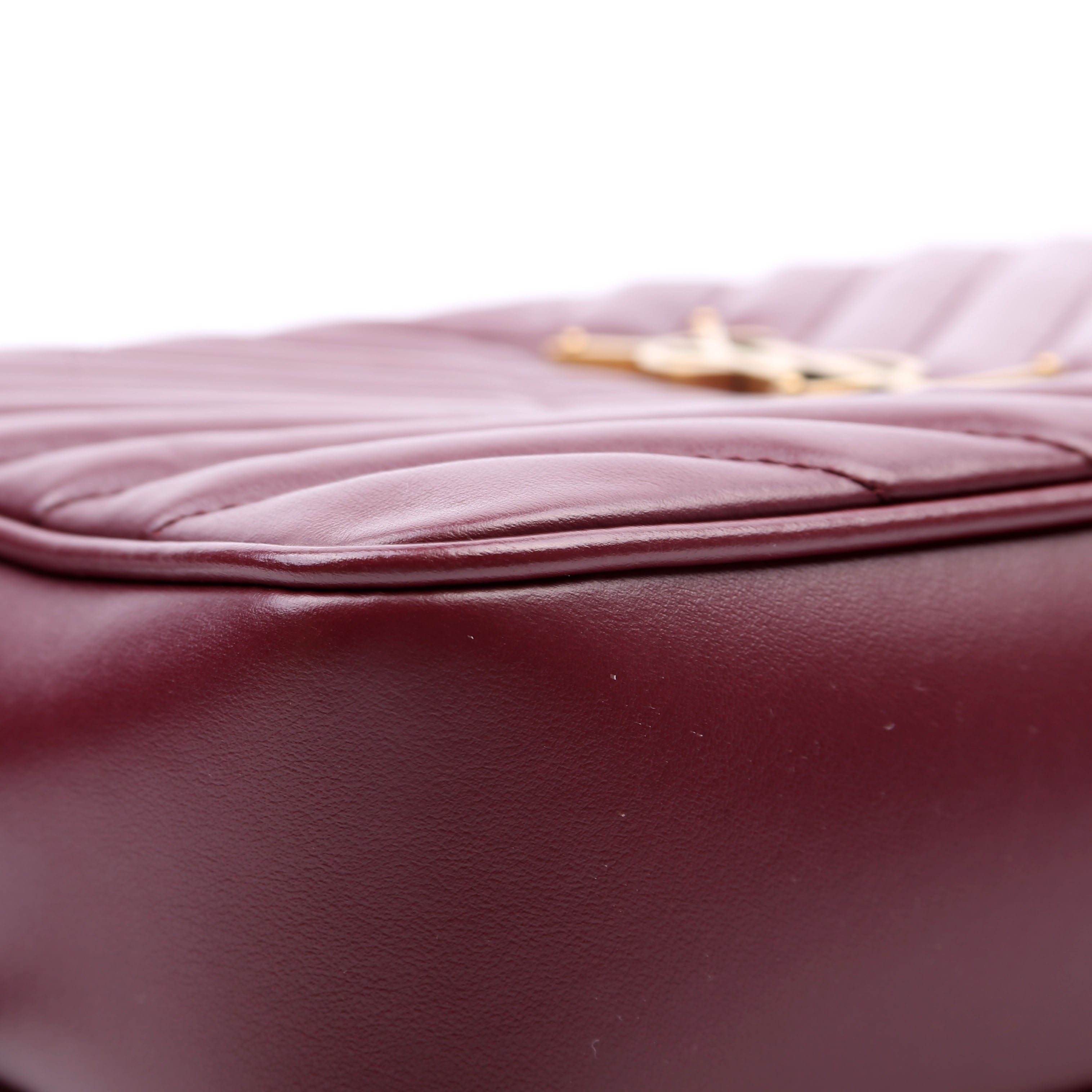 Lou Camera Bag Quilted 612544 Burgundy