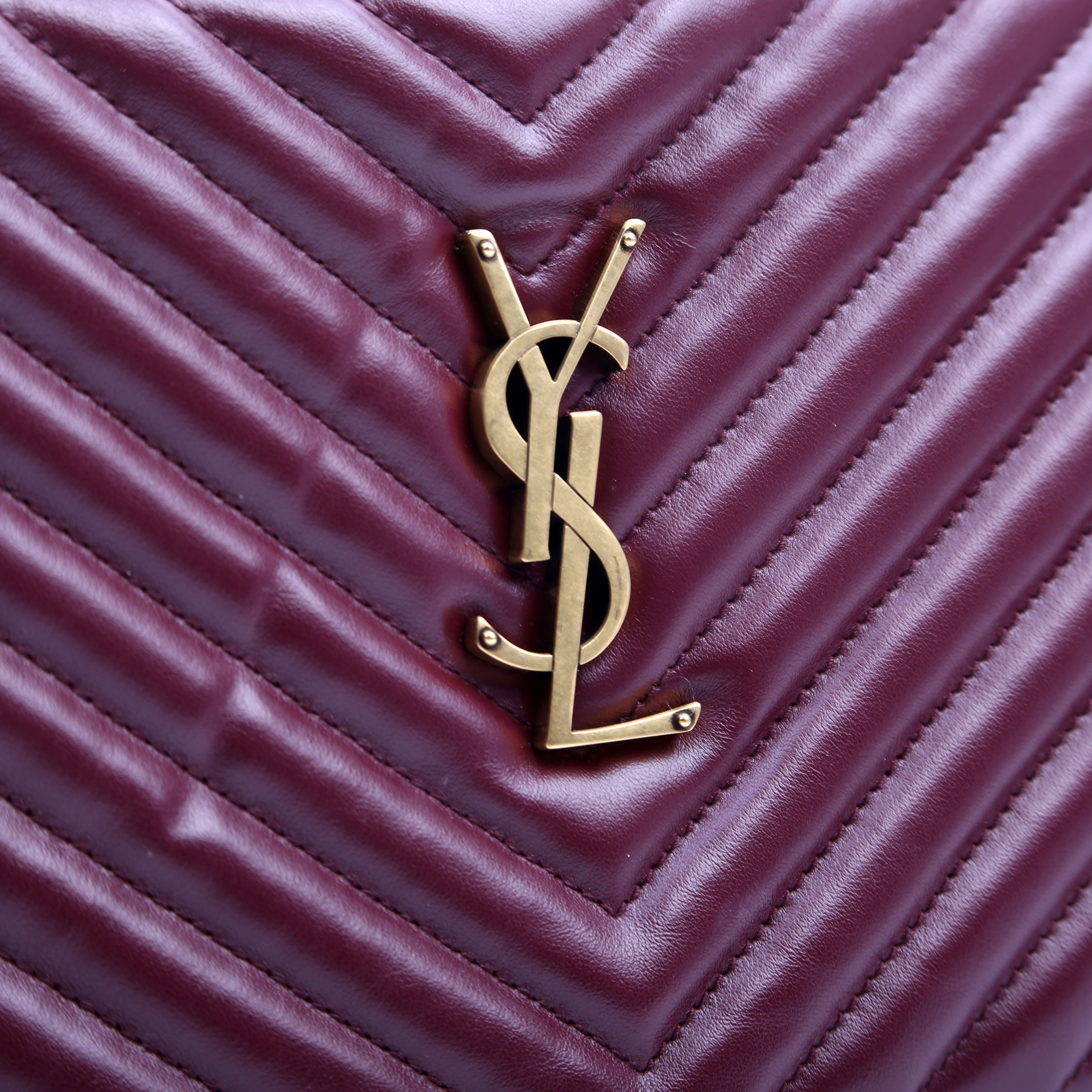Lou Camera Bag Quilted 612544 Burgundy