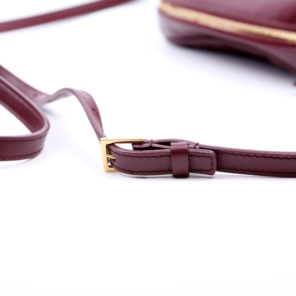 Lou Camera Bag Quilted 612544 Burgundy