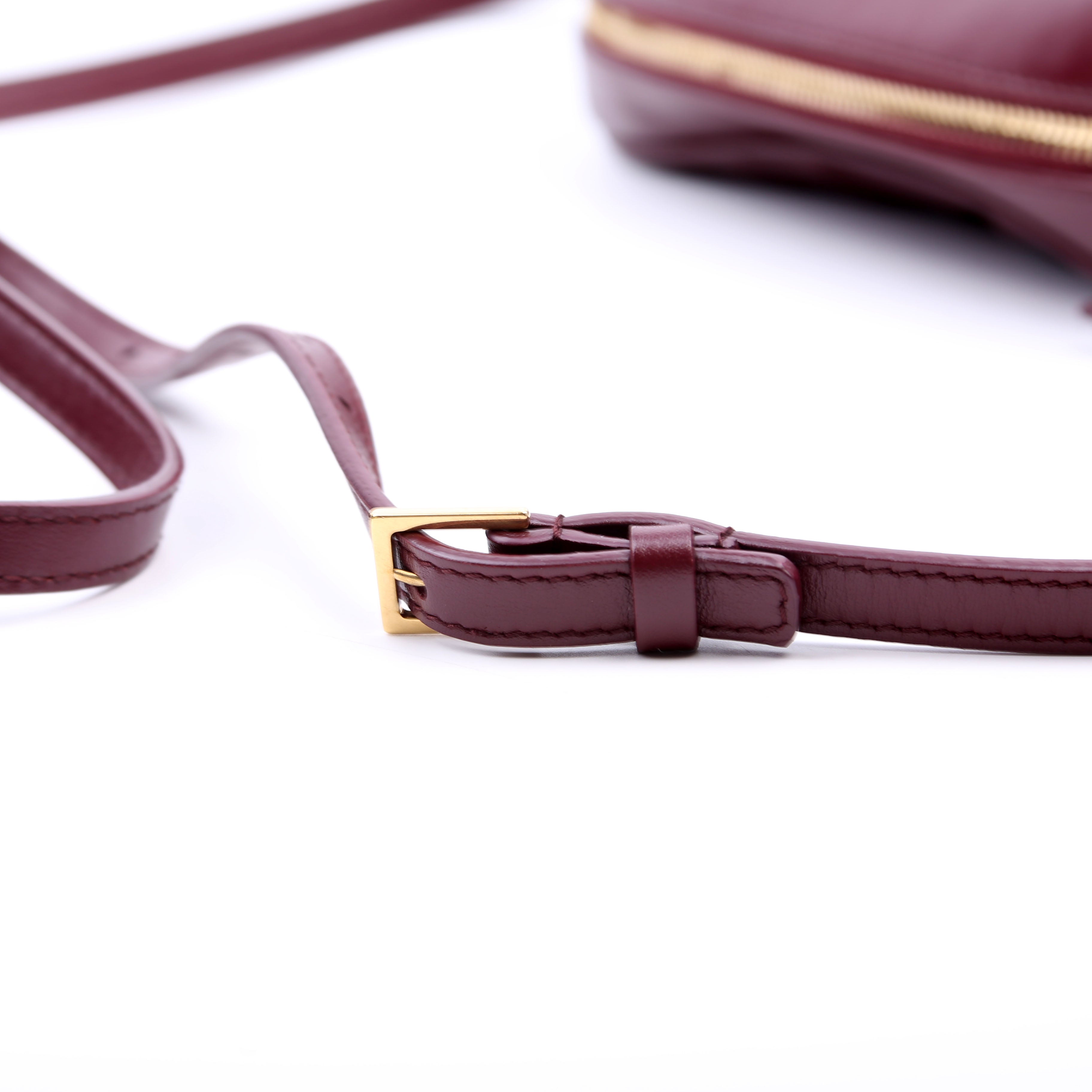 Lou Camera Bag Quilted 612544 Burgundy