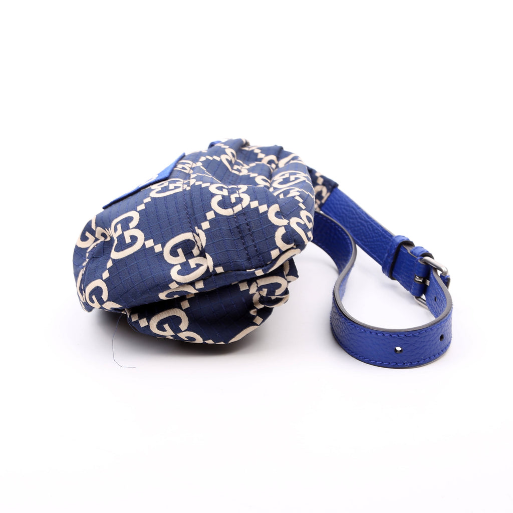 Gucci 767934 Ripstop Nylon Belt Bag Blue