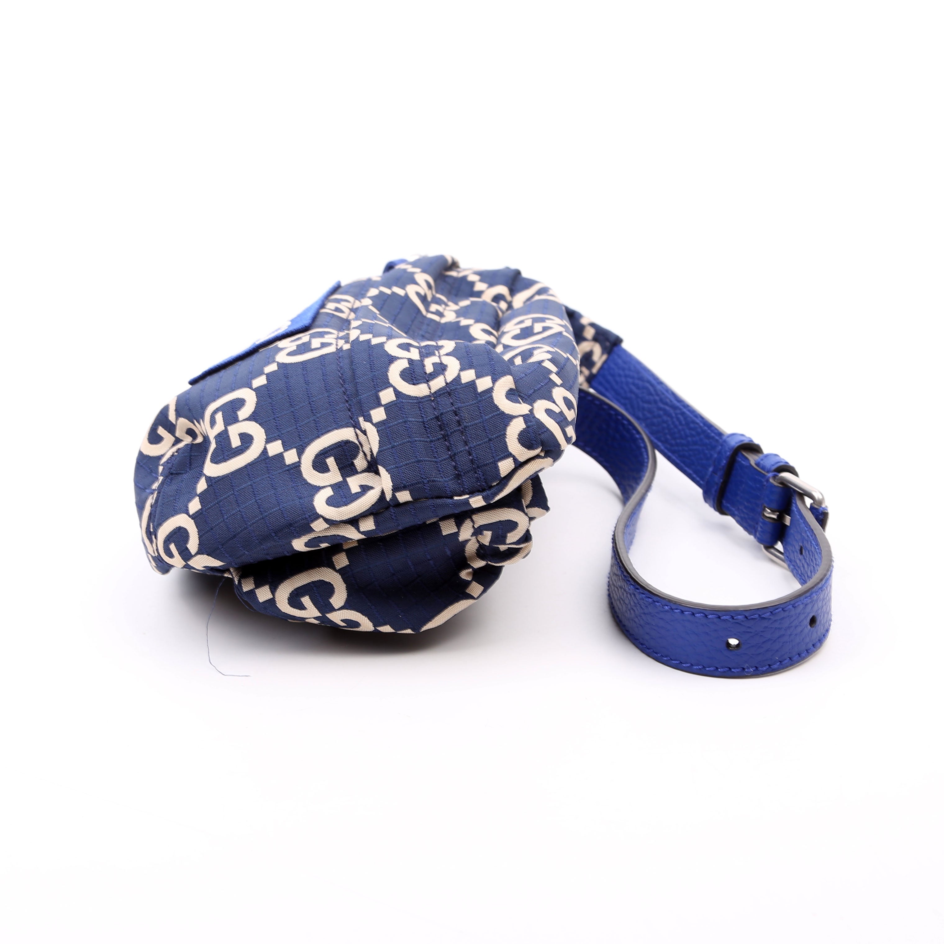 Gucci 767934 Ripstop Nylon Belt Bag Blue