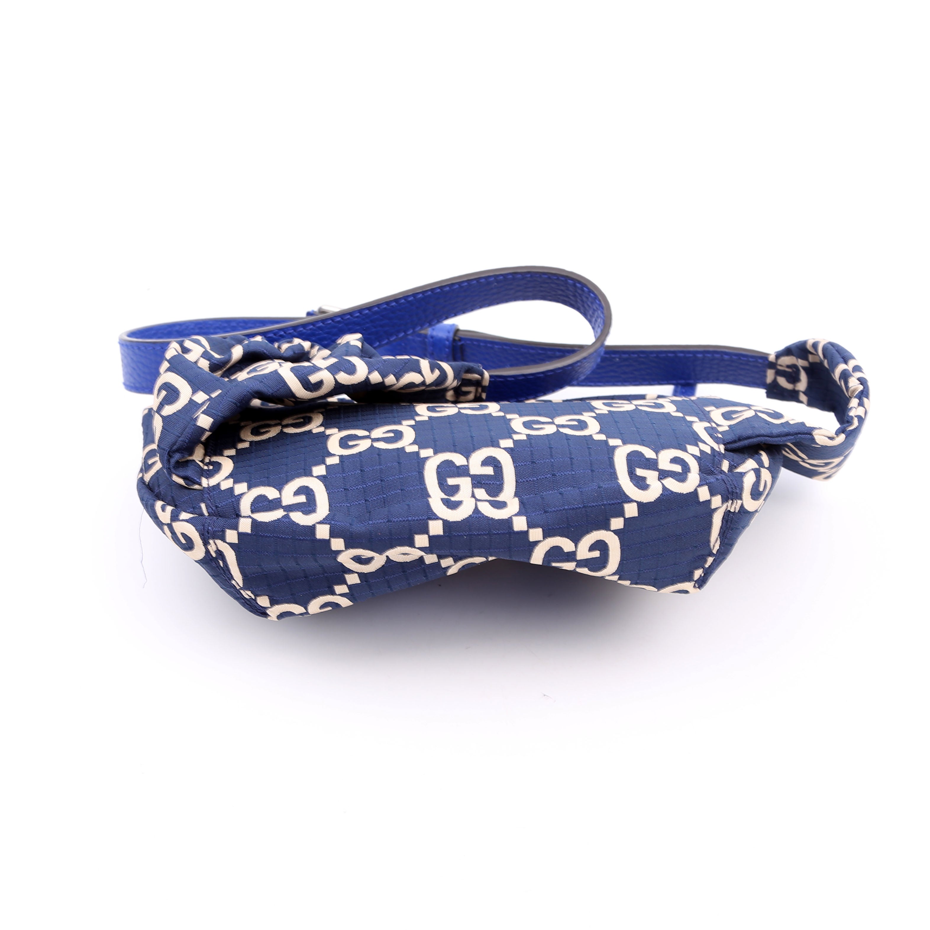 Gucci 767934 Ripstop Nylon Belt Bag Blue