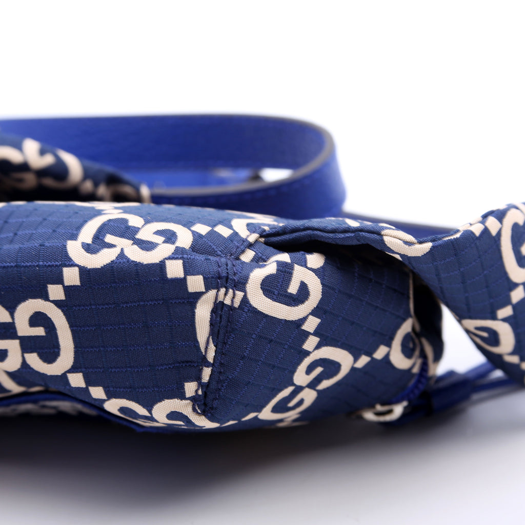 Gucci 767934 Ripstop Nylon Belt Bag Blue