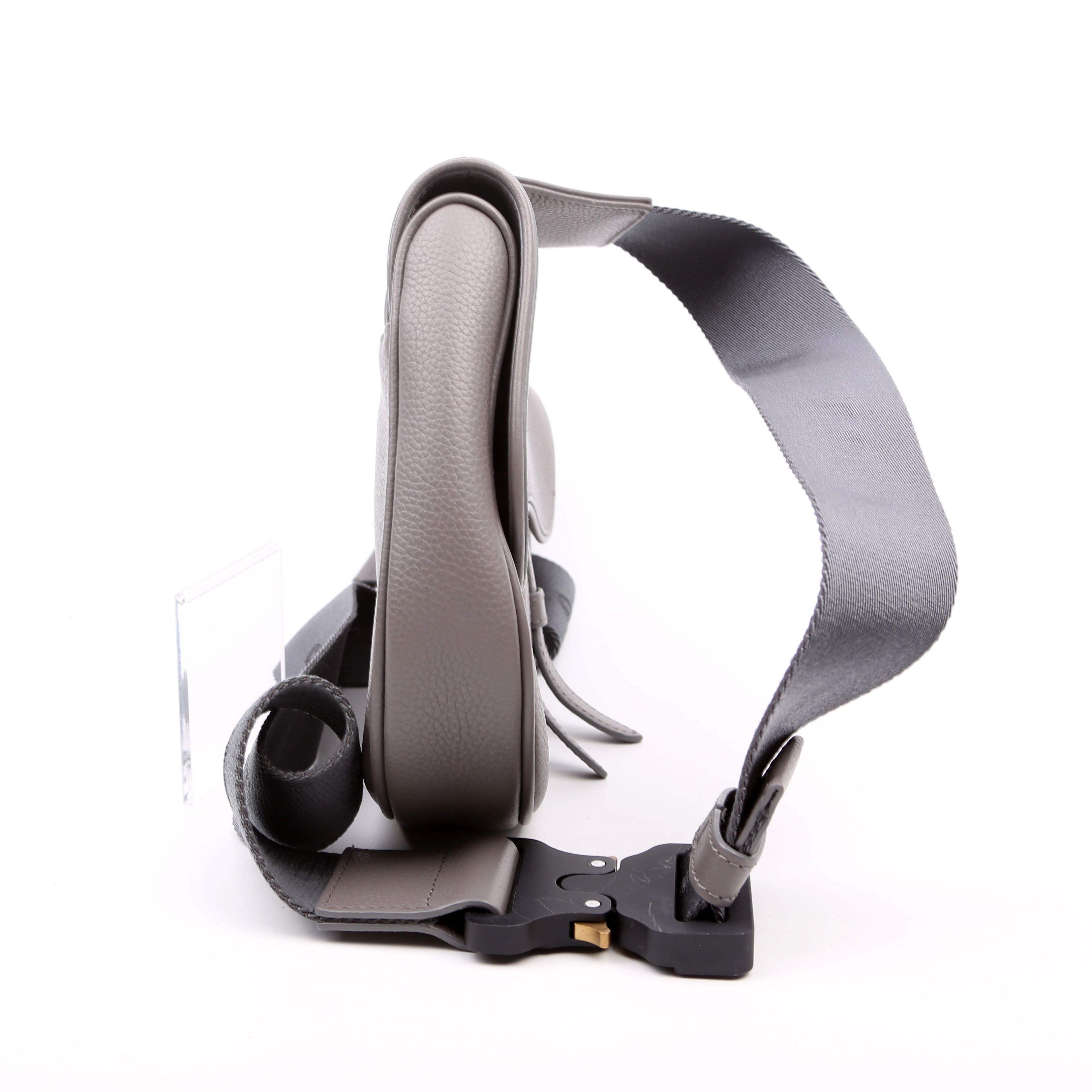 Saddle Bag Mens Sling Grey