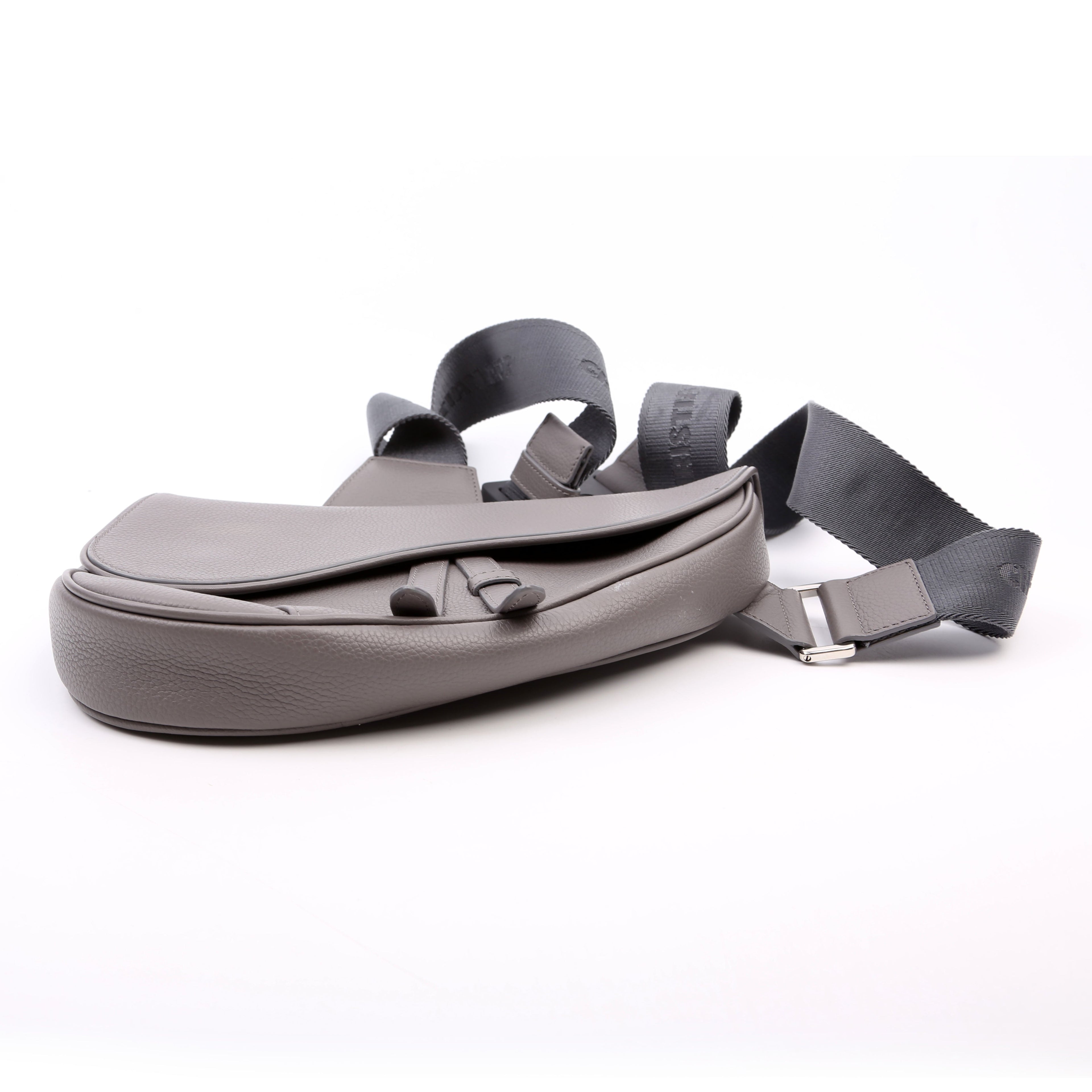 Saddle Bag Mens Sling Grey