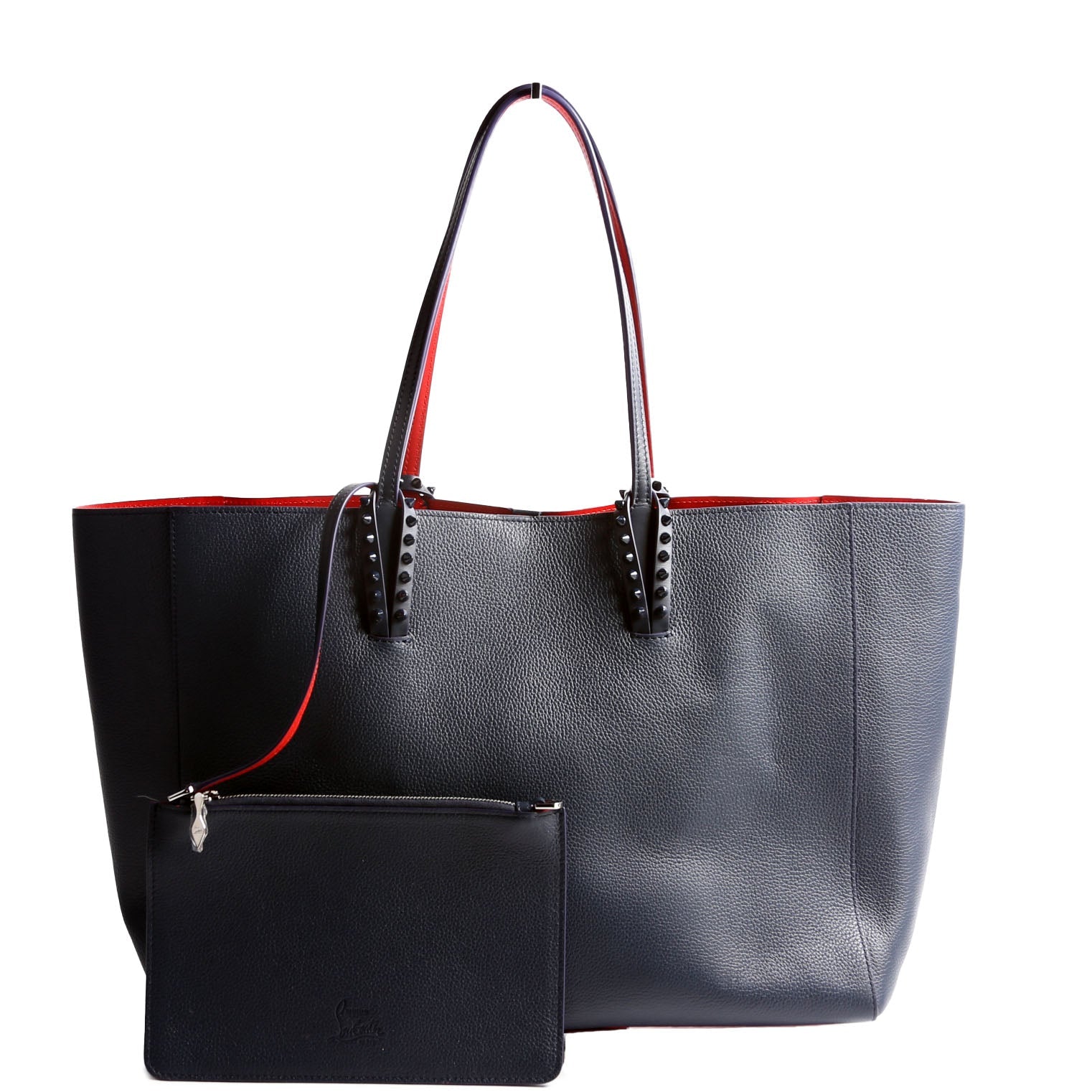 Cabata Tote With Pouch Leather Blue