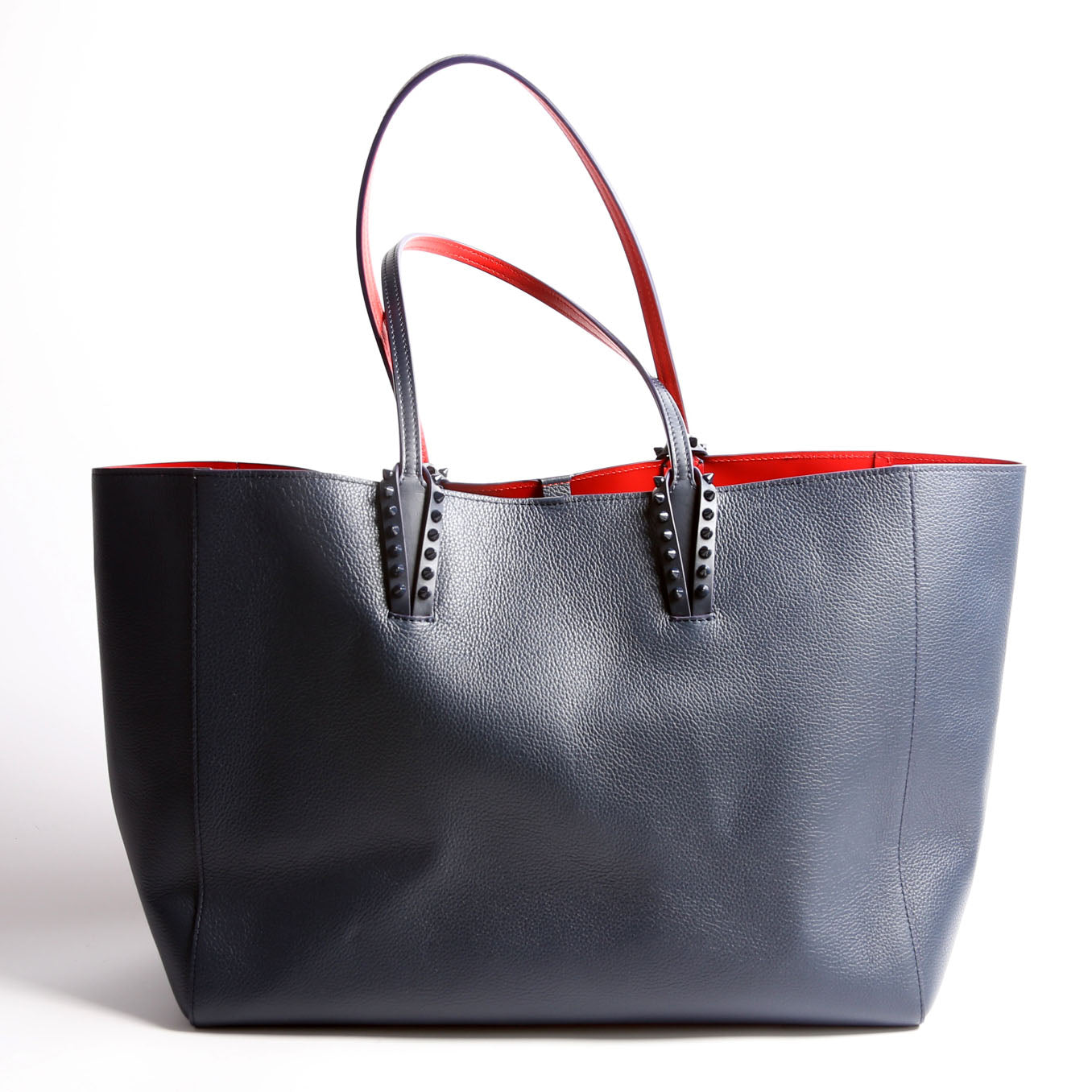 Cabata Tote With Pouch Leather Blue