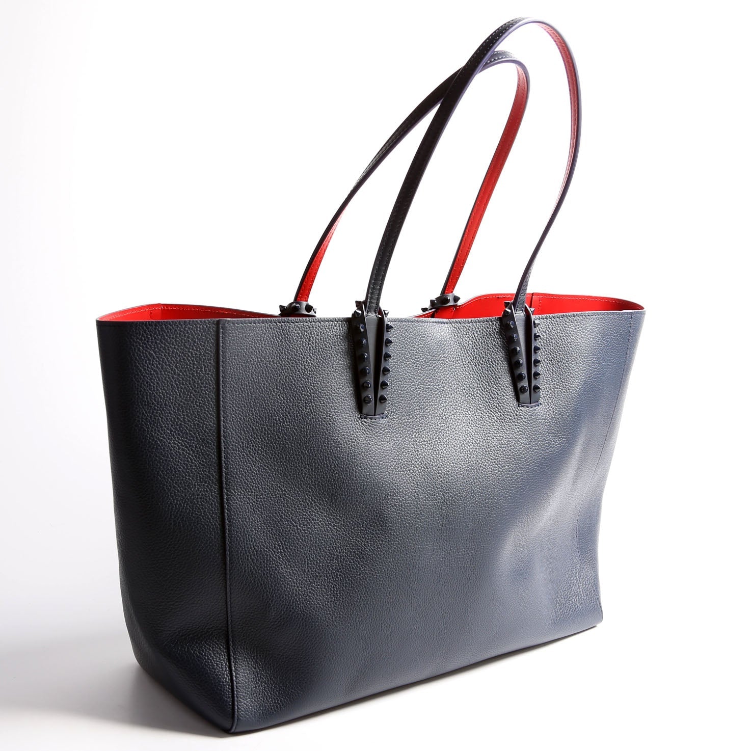 Cabata Tote With Pouch Leather Blue