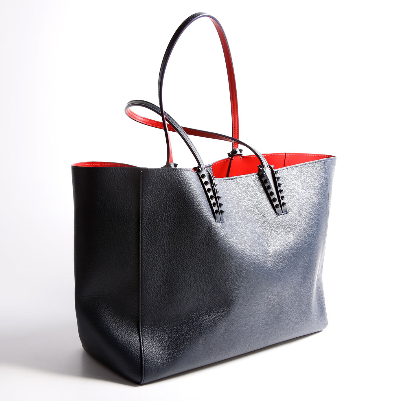 Cabata Tote With Pouch Leather Blue