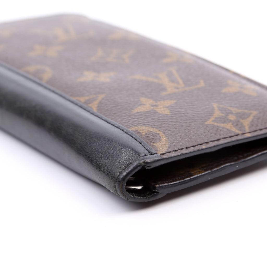 Brazza Wallet Macassar Monogram Black