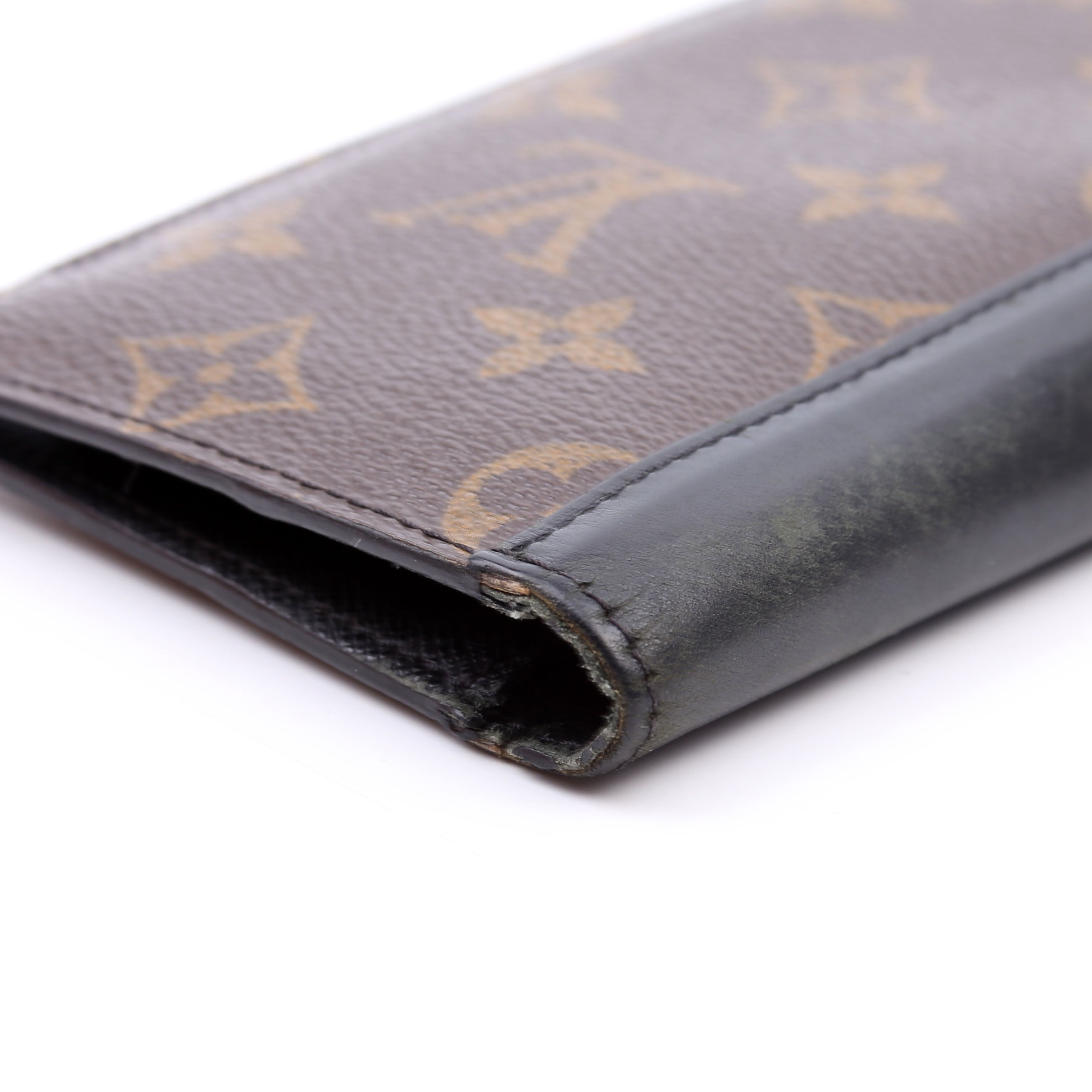 Brazza Wallet Macassar Monogram Black