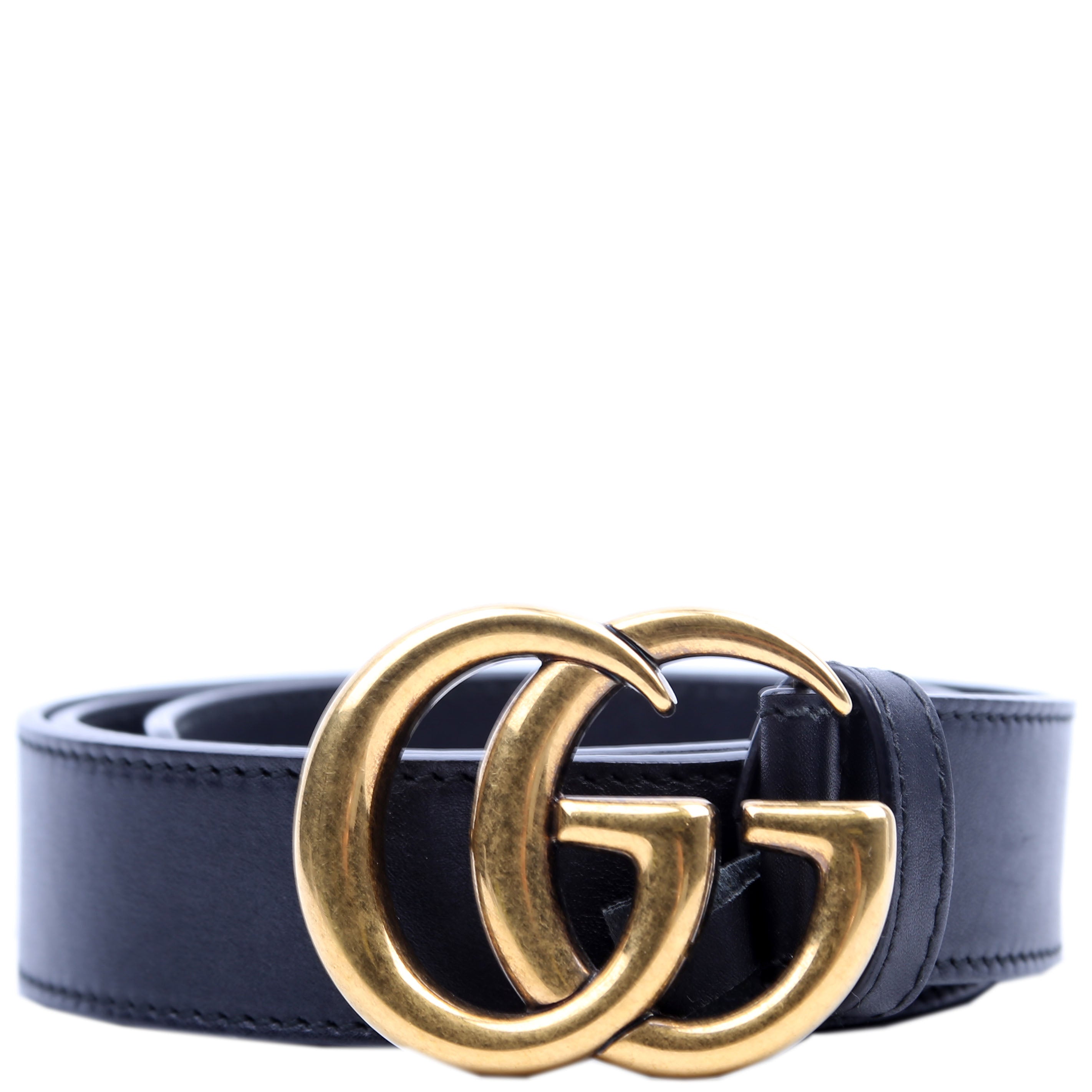 406831 GG Marmont Belt Size 80/32 Black