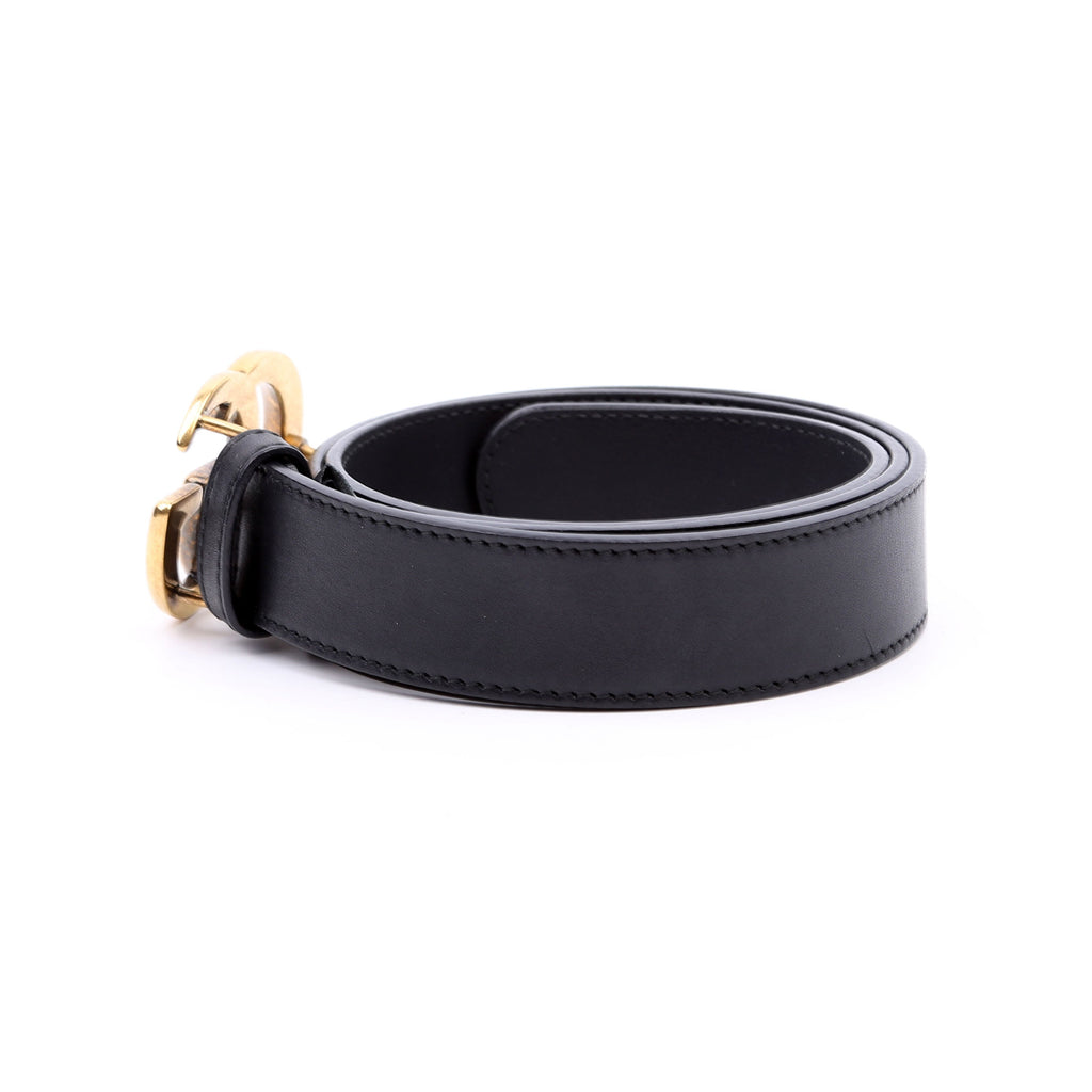406831 GG Marmont Belt Size 80/32 Black