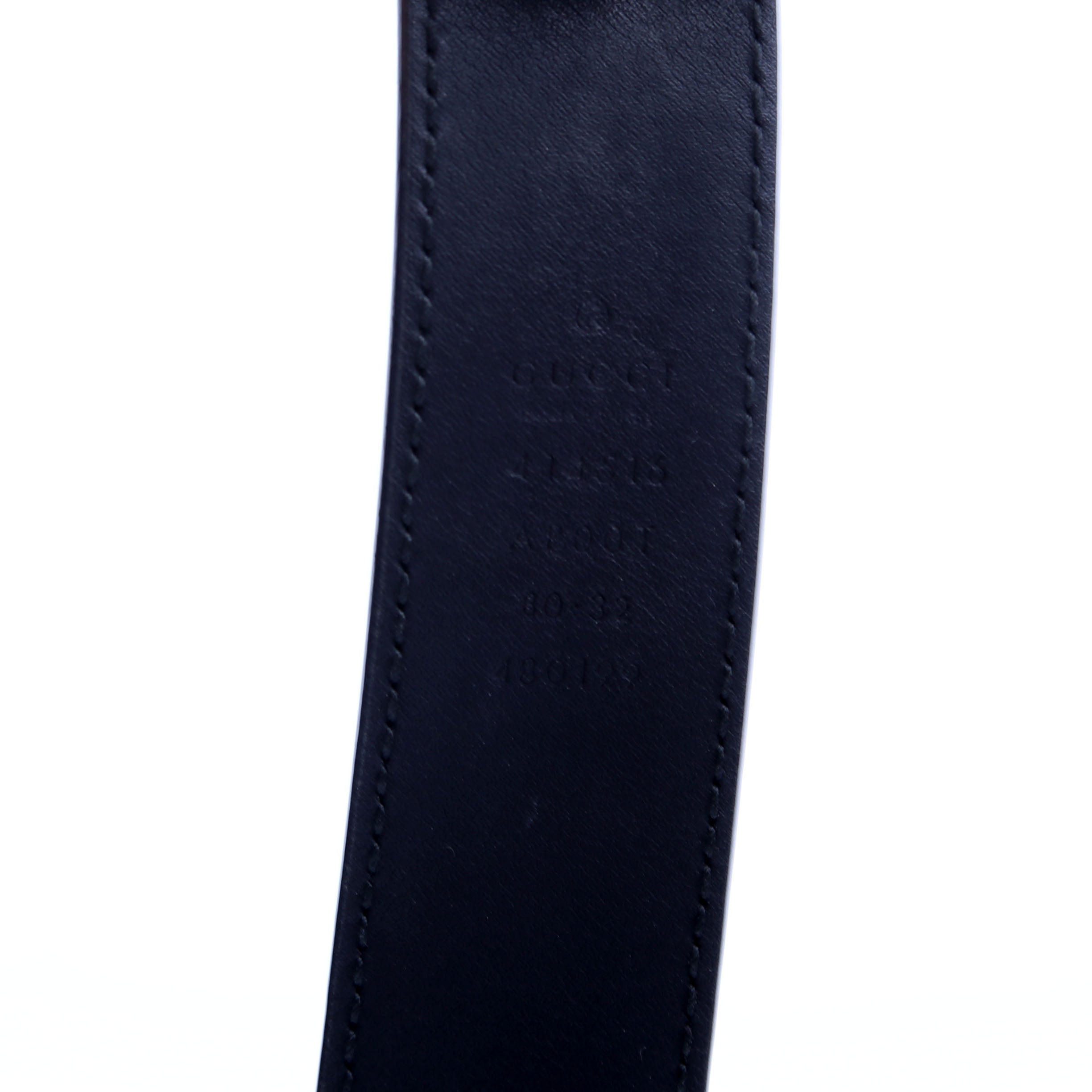 406831 GG Marmont Belt Size 80/32 Black