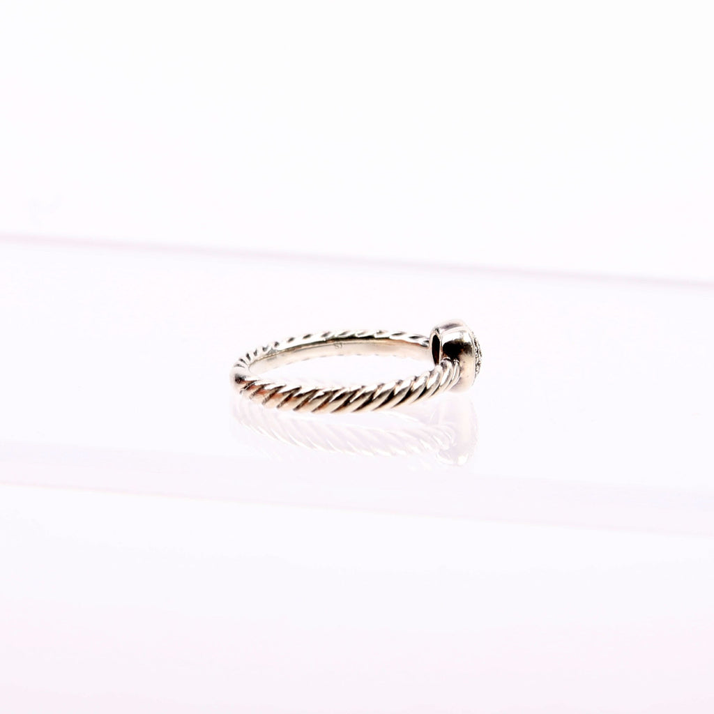 Cable Collectibles Stack Ring Heart Ring 925/Pave