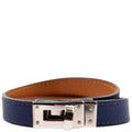 Kelly Double Tour Bracelet Blue/Silver