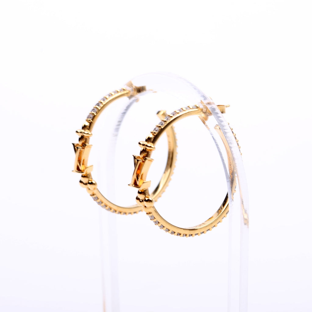 LV Iconic Hoop Earrings Gold