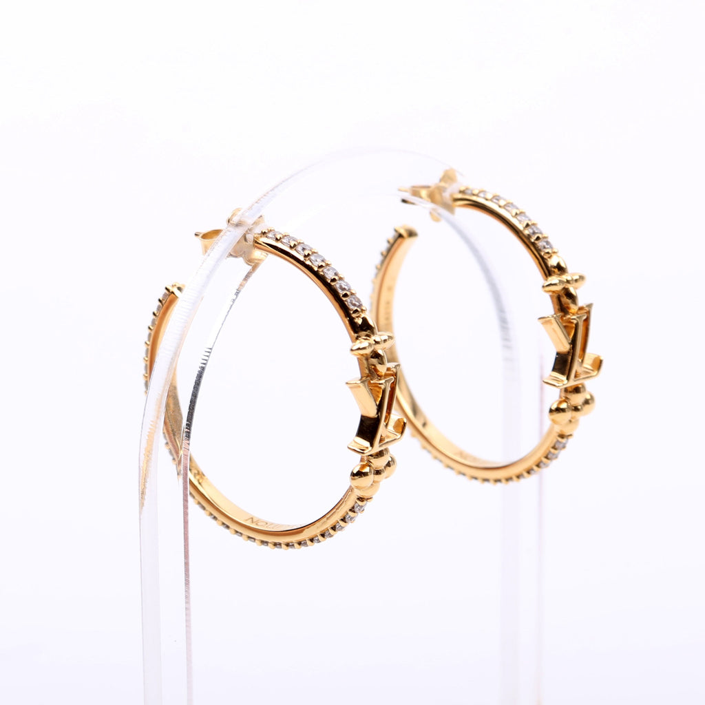 LV Iconic Hoop Earrings Gold