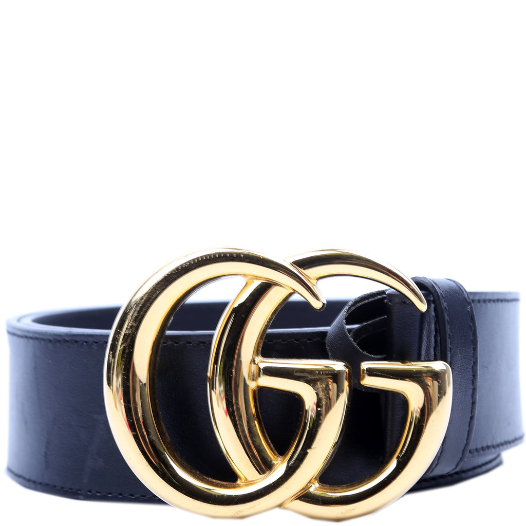 406831 GG Marmont Belt Size 80/32 Black