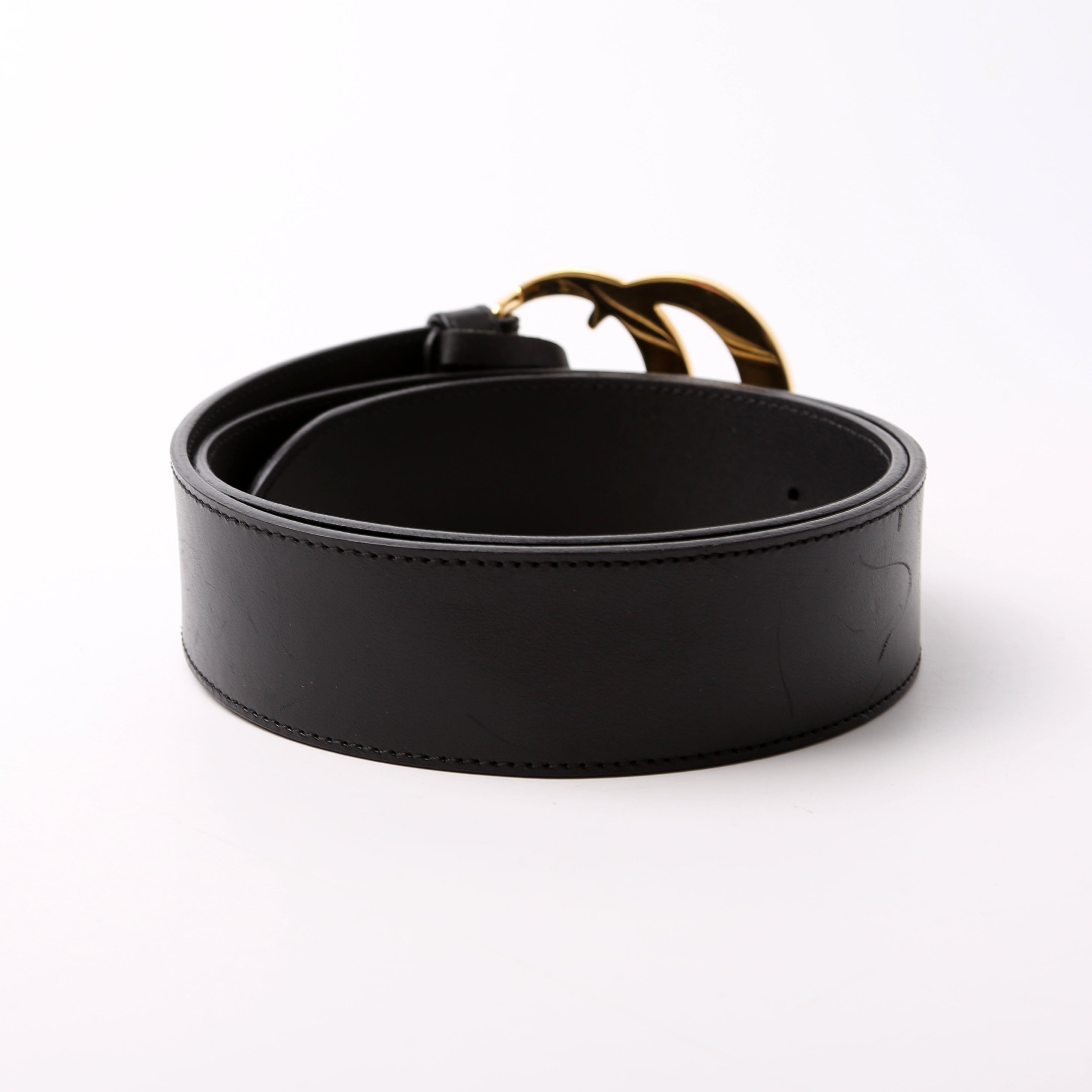 406831 GG Marmont Belt Size 80/32 Black