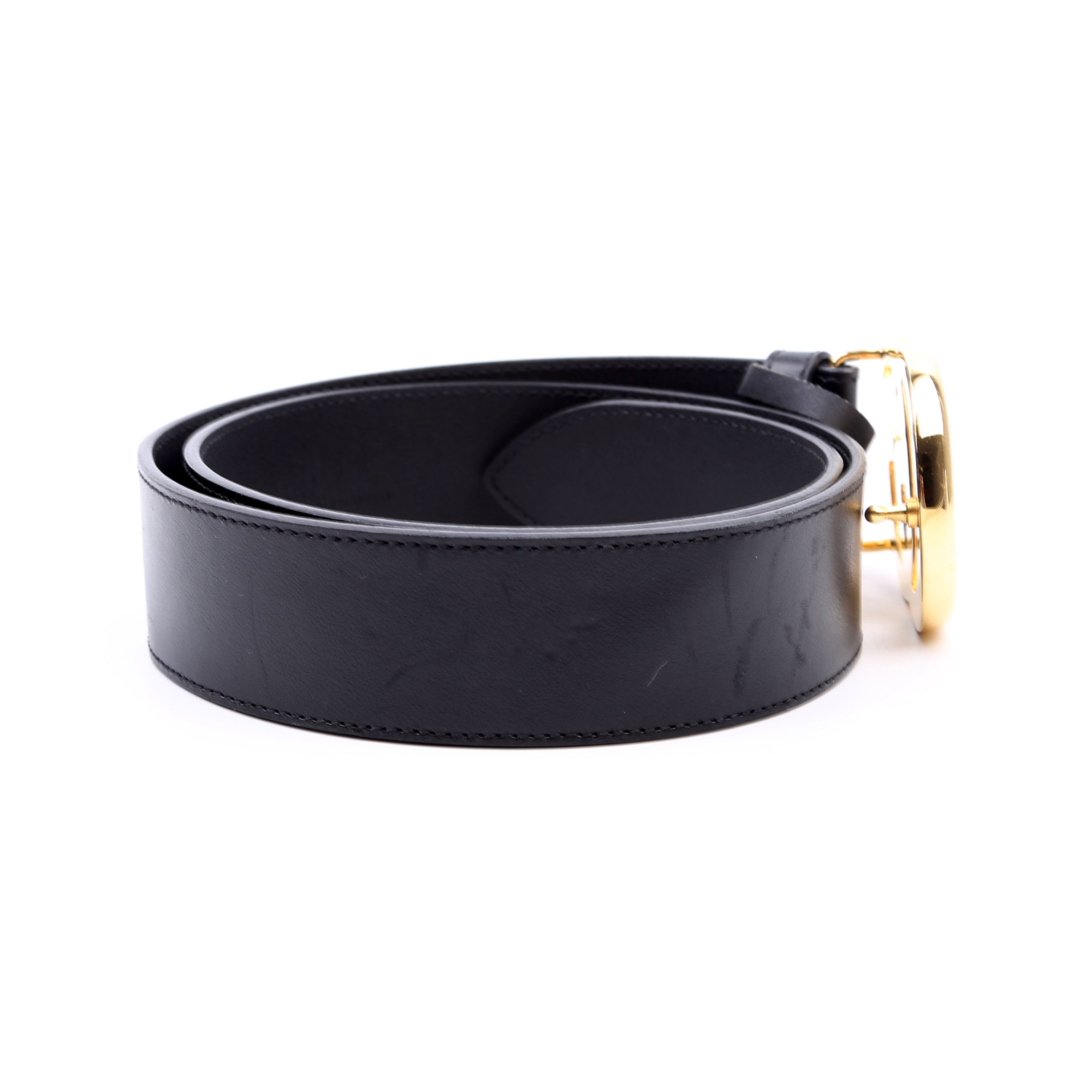 406831 GG Marmont Belt Size 80/32 Black