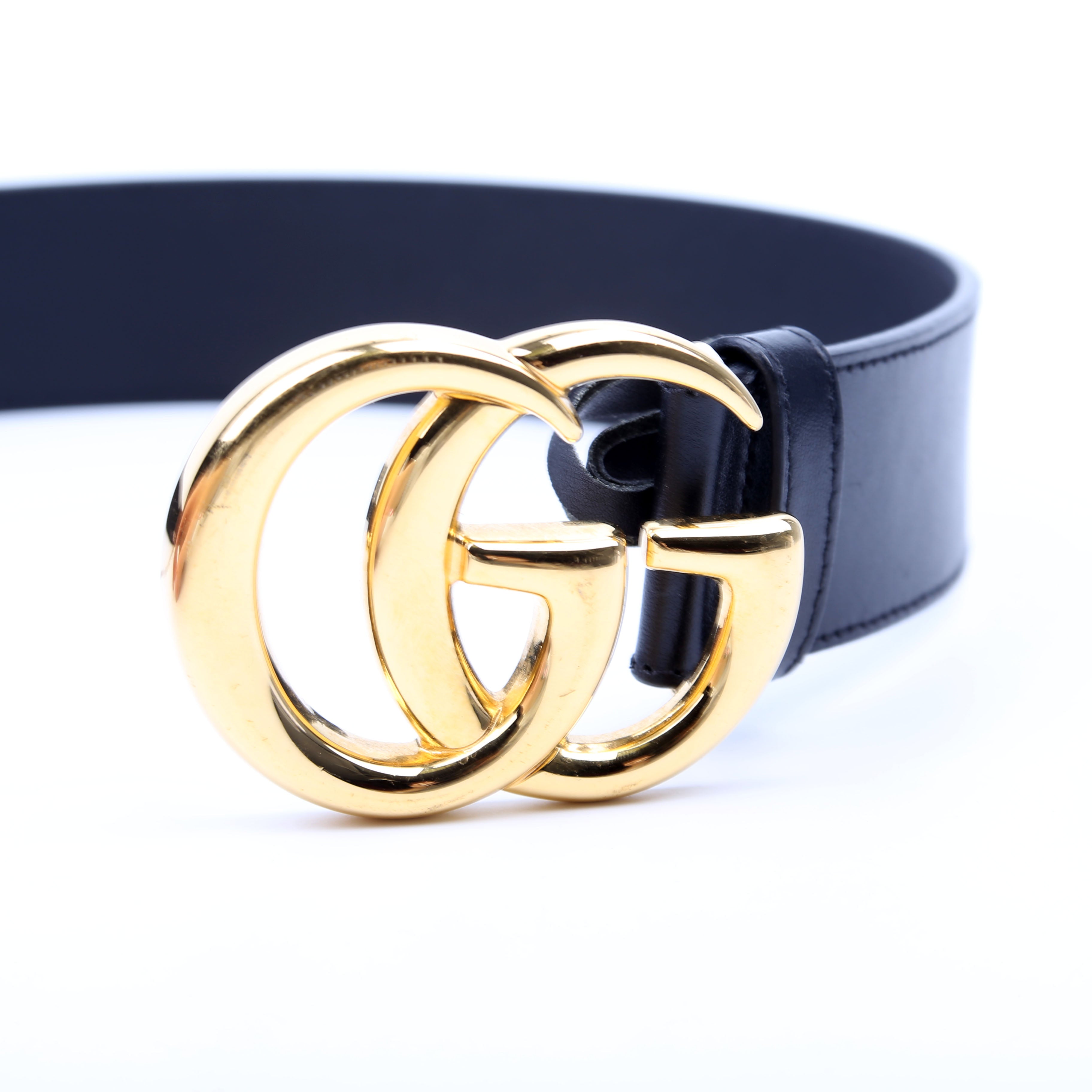 406831 GG Marmont Belt Size 80/32 Black