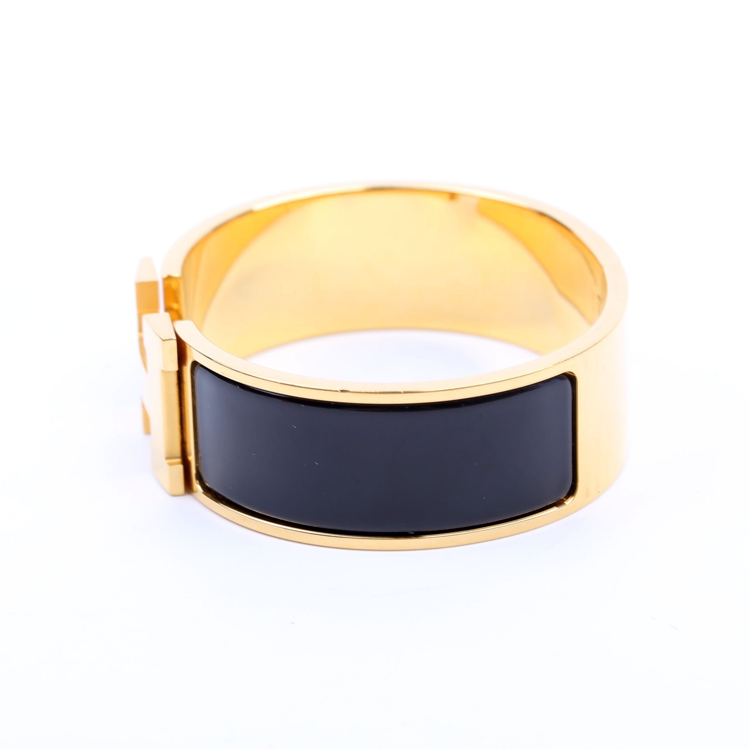Clic Clac Wide GM Bracelet Gold/Black