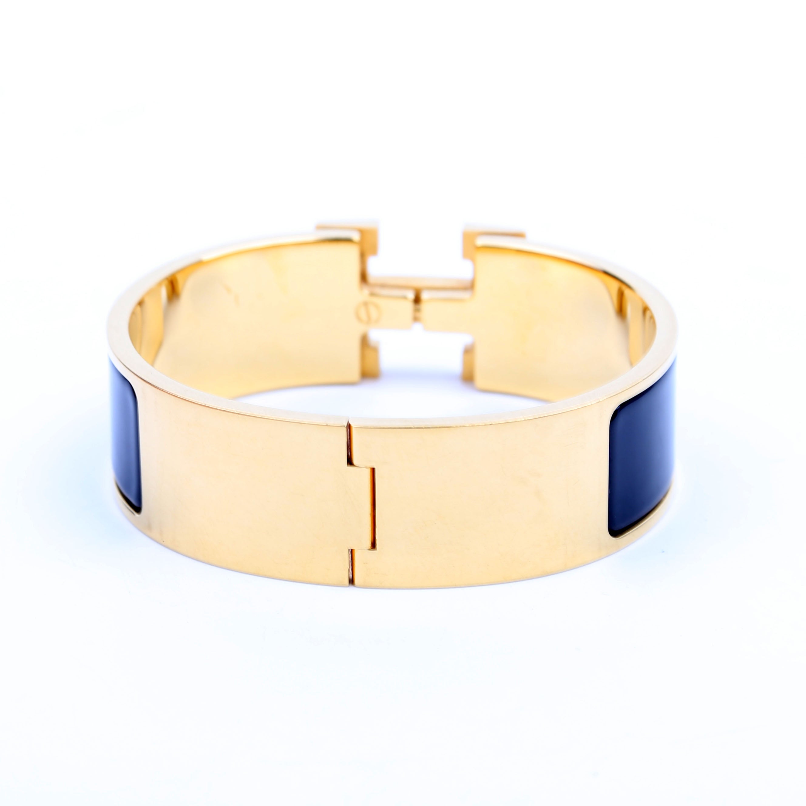Clic Clac Wide GM Bracelet Gold/Black