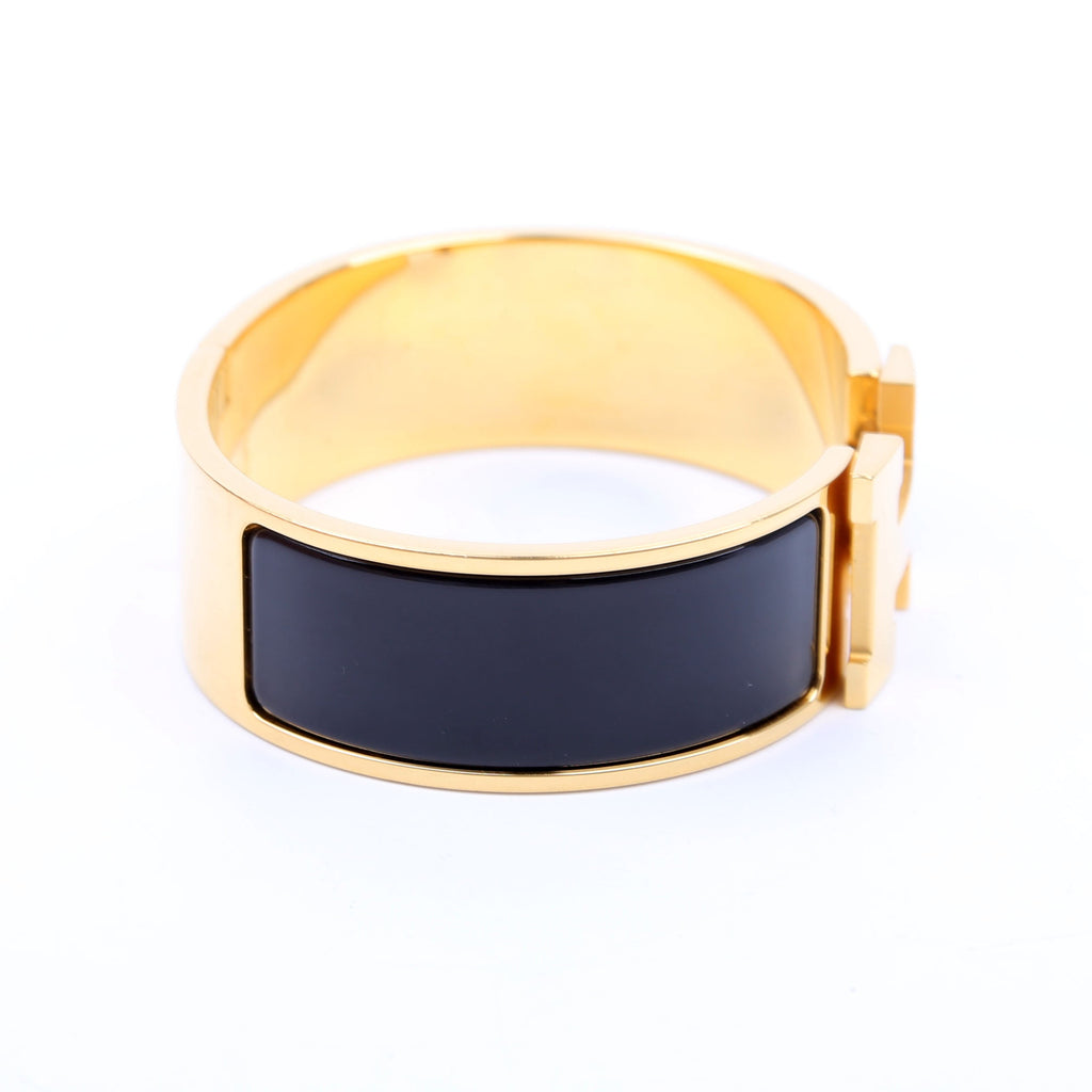 Clic Clac Wide GM Bracelet Gold/Black