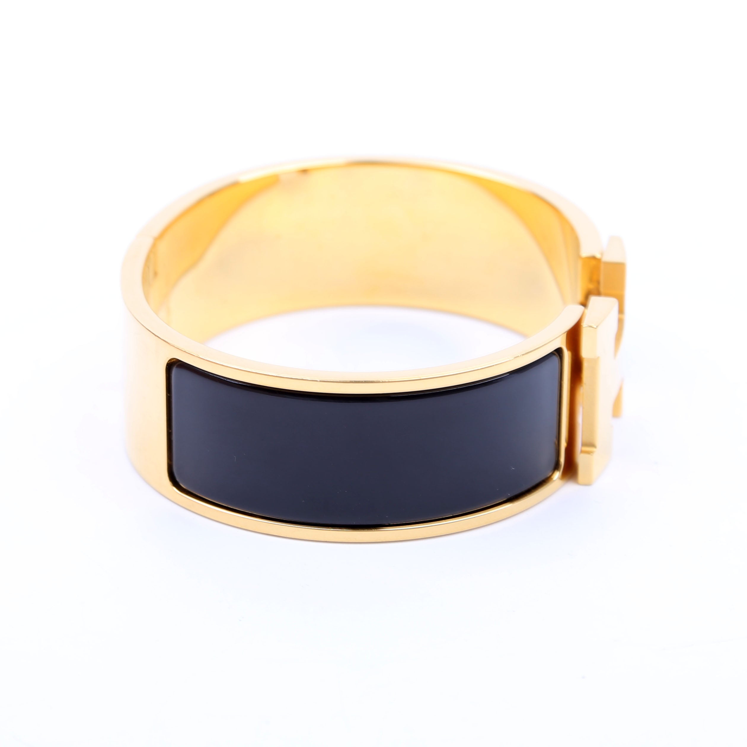 Clic Clac Wide GM Bracelet Gold/Black