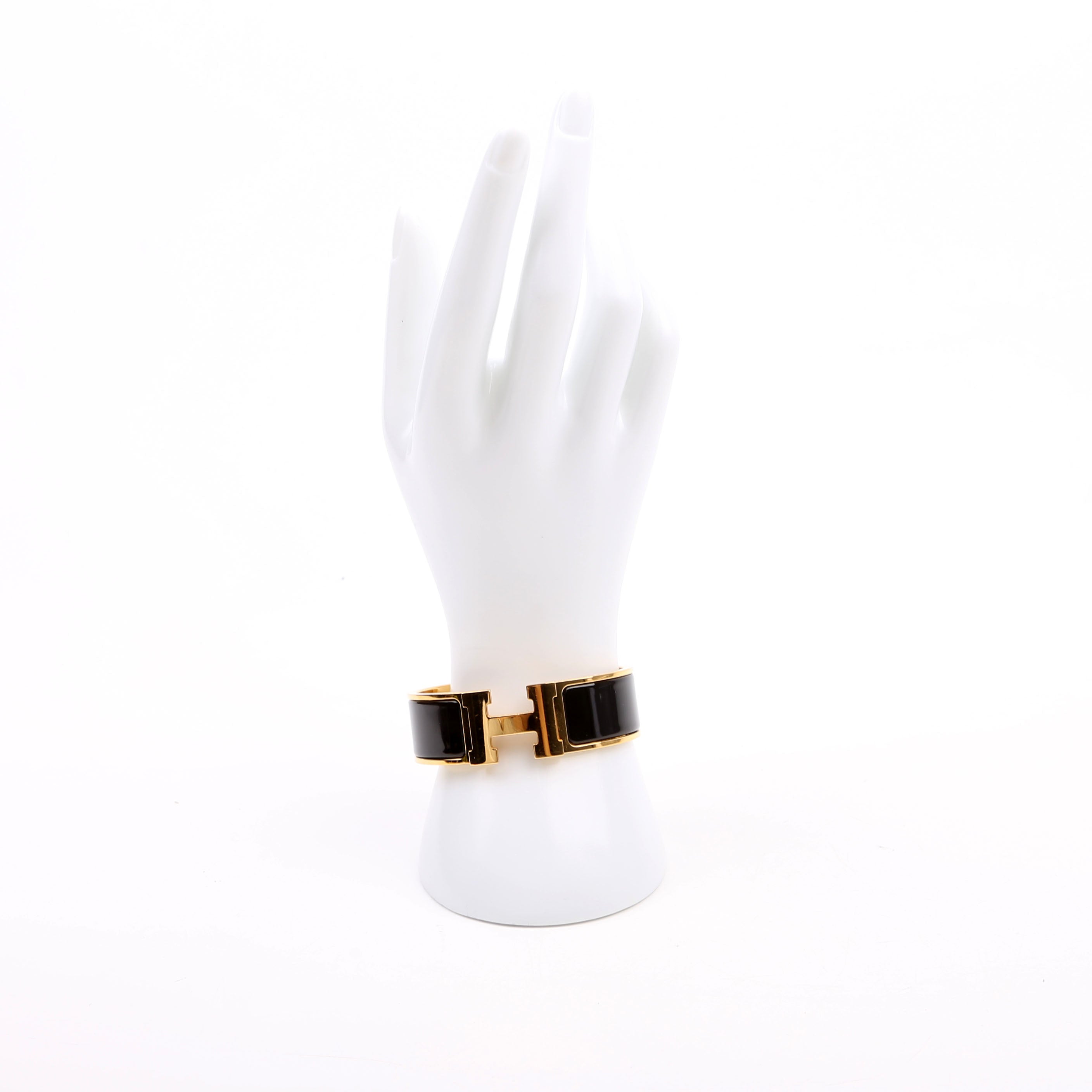 Clic Clac Wide GM Bracelet Gold/Black