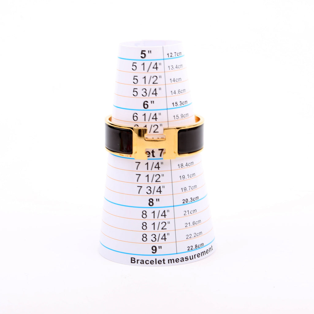 Clic Clac Wide GM Bracelet Gold/Black