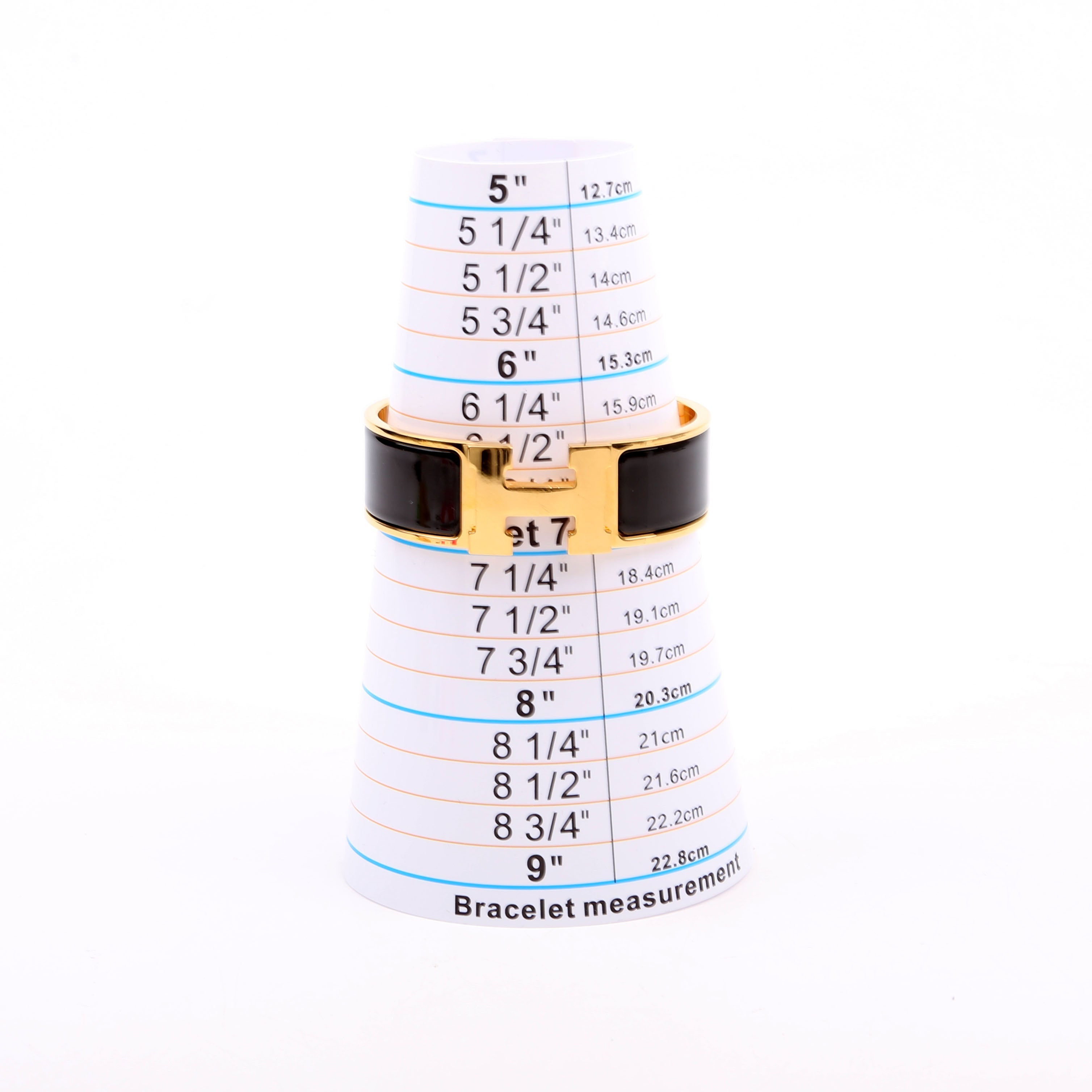 Clic Clac Wide GM Bracelet Gold/Black