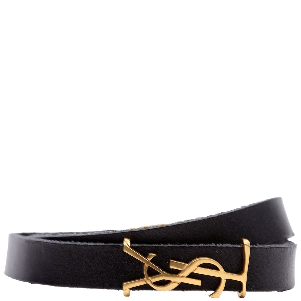 Cassandre Double Wrap Bracelet Black/Gold