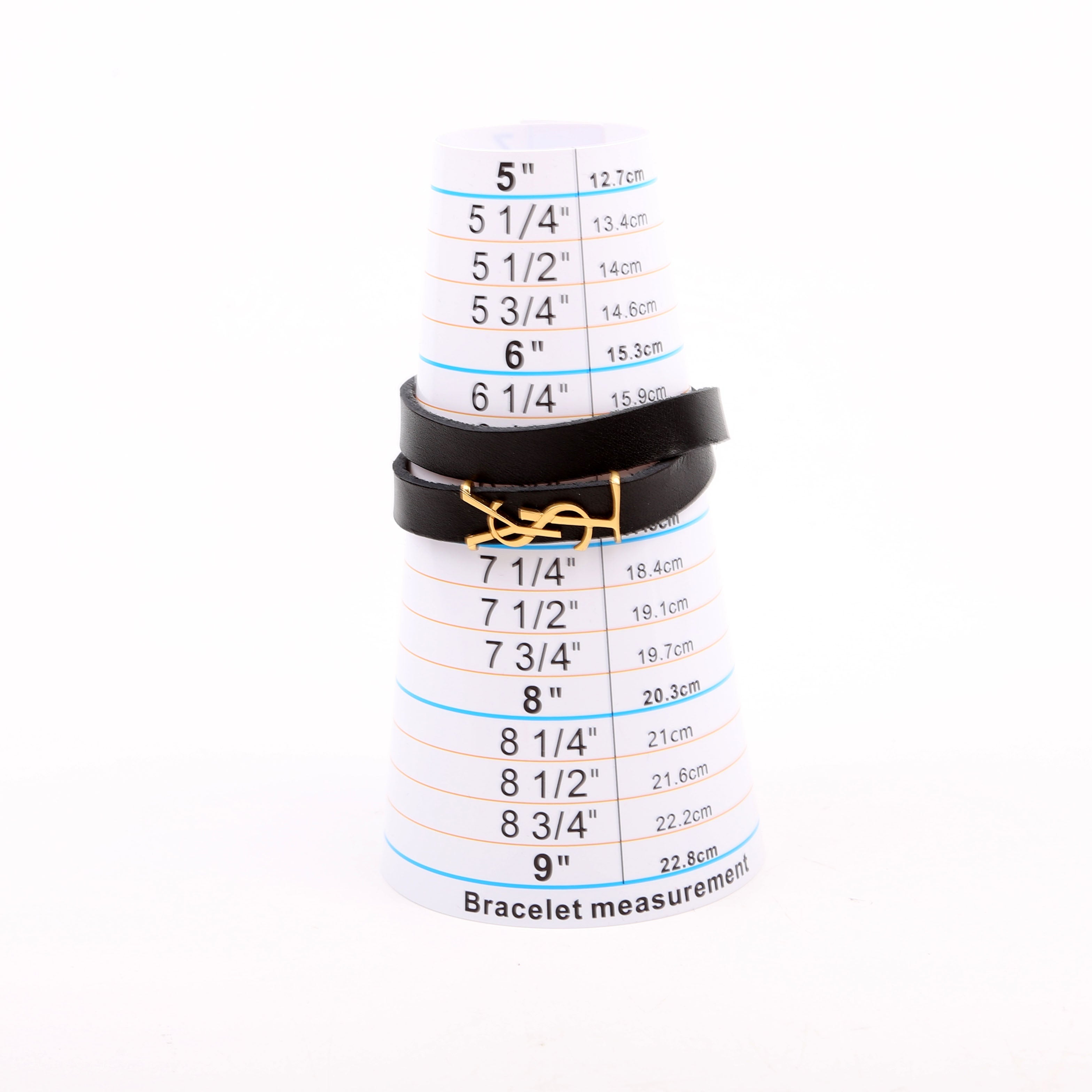 Cassandre Double Wrap Bracelet Black/Gold