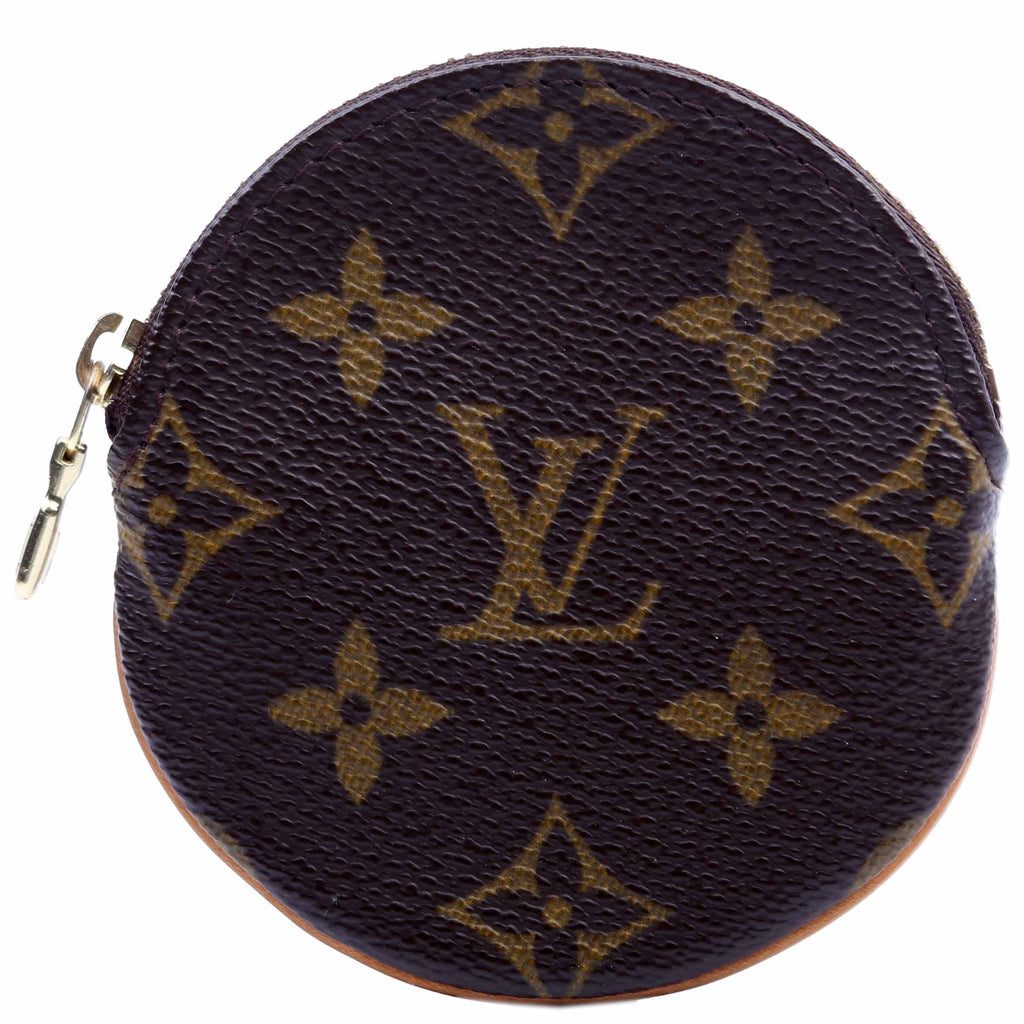 Round Coin Purse Monogram