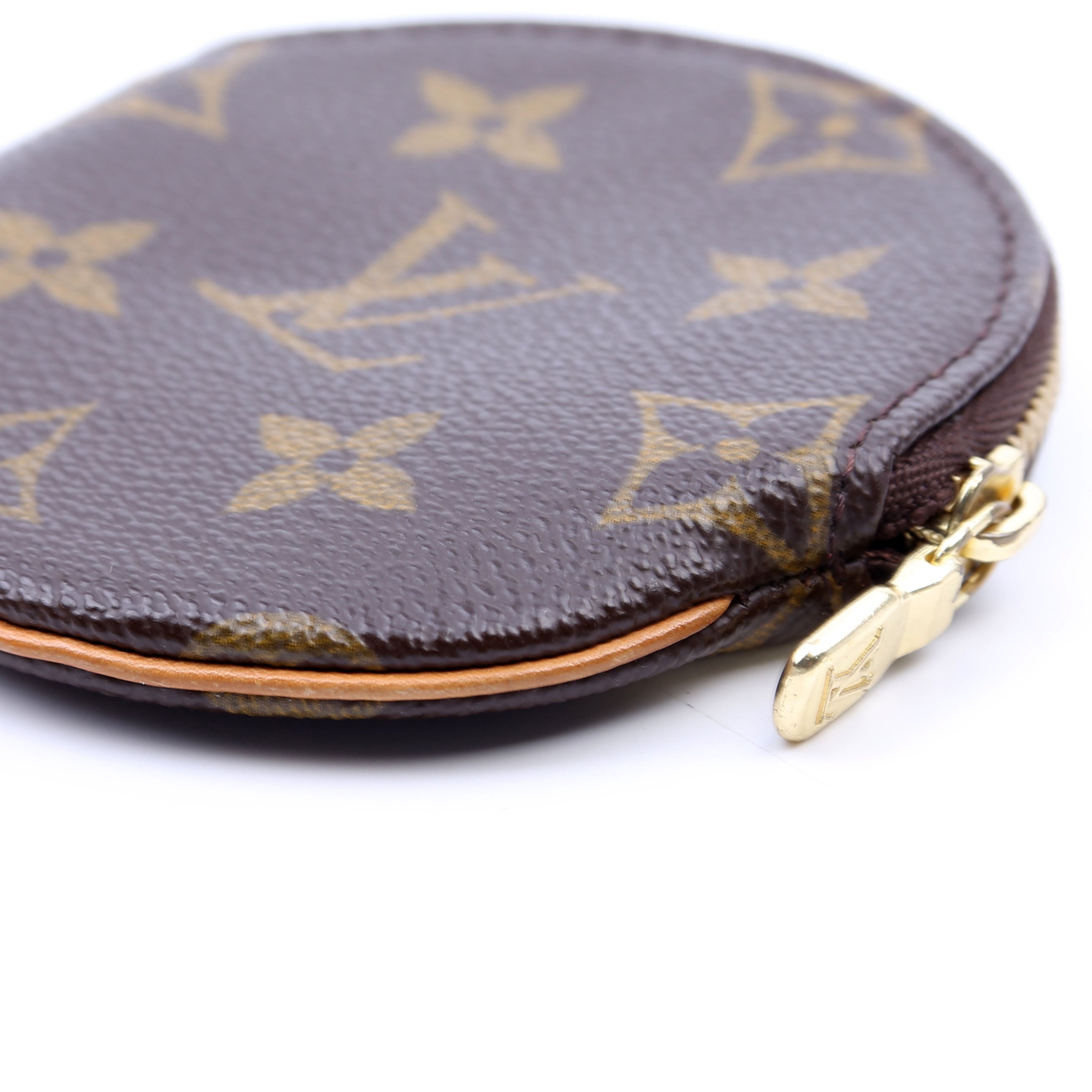 Round Coin Purse Monogram