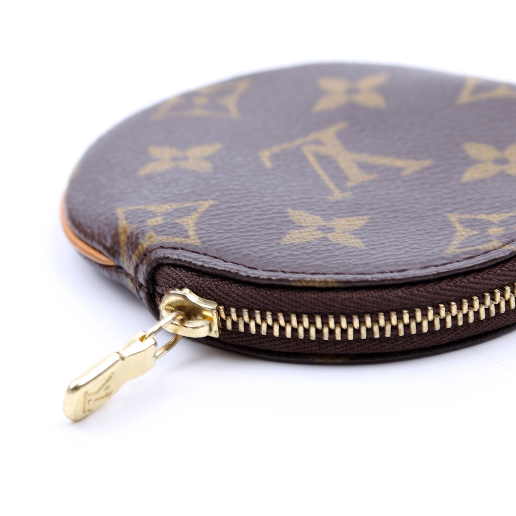 Round Coin Purse Monogram