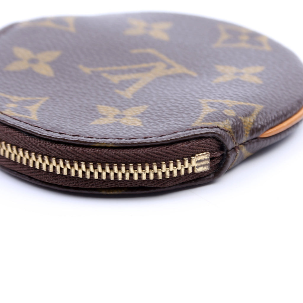 Round Coin Purse Monogram