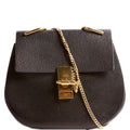 Drew Crossbody Small Black/Gold