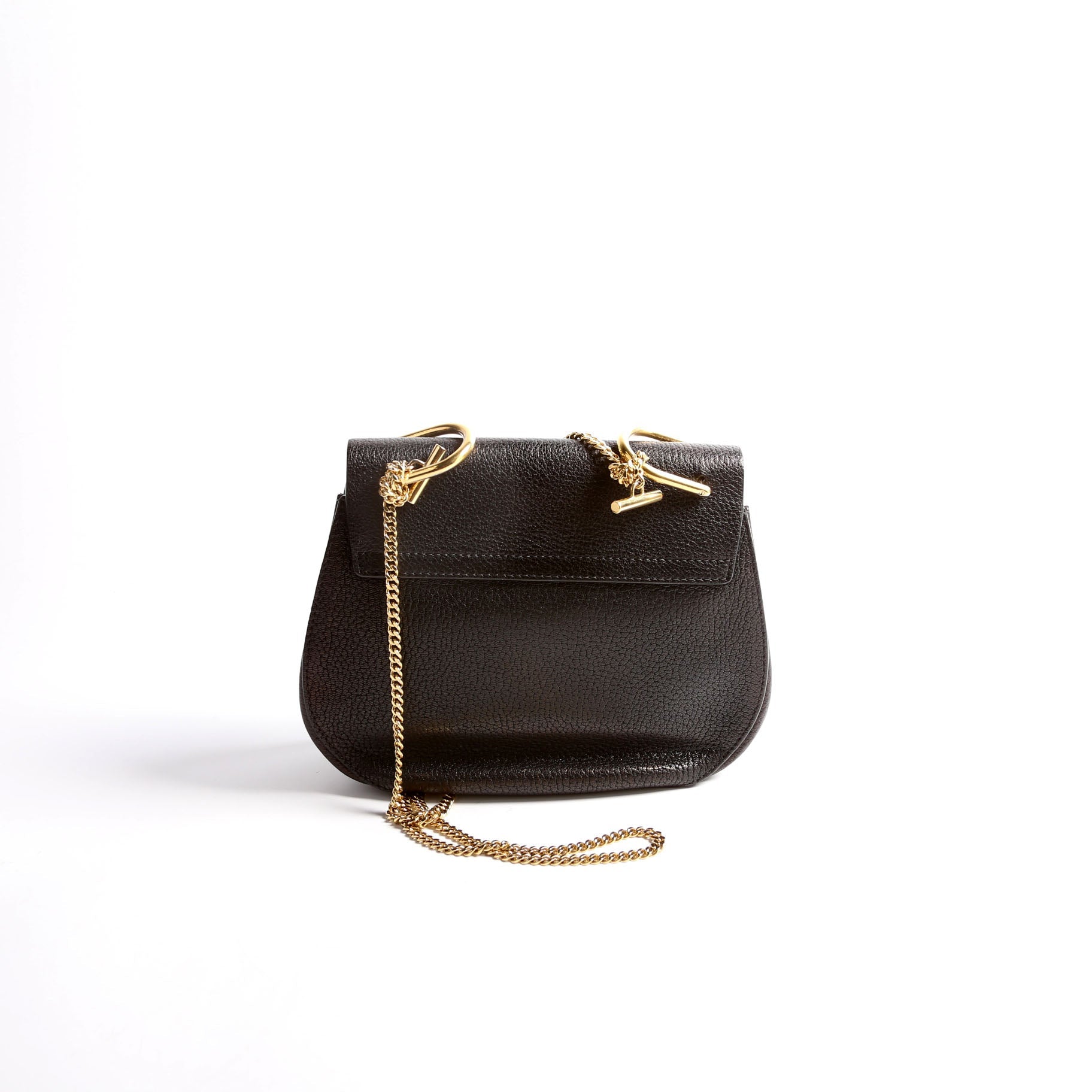 Drew Crossbody Small Black/Gold