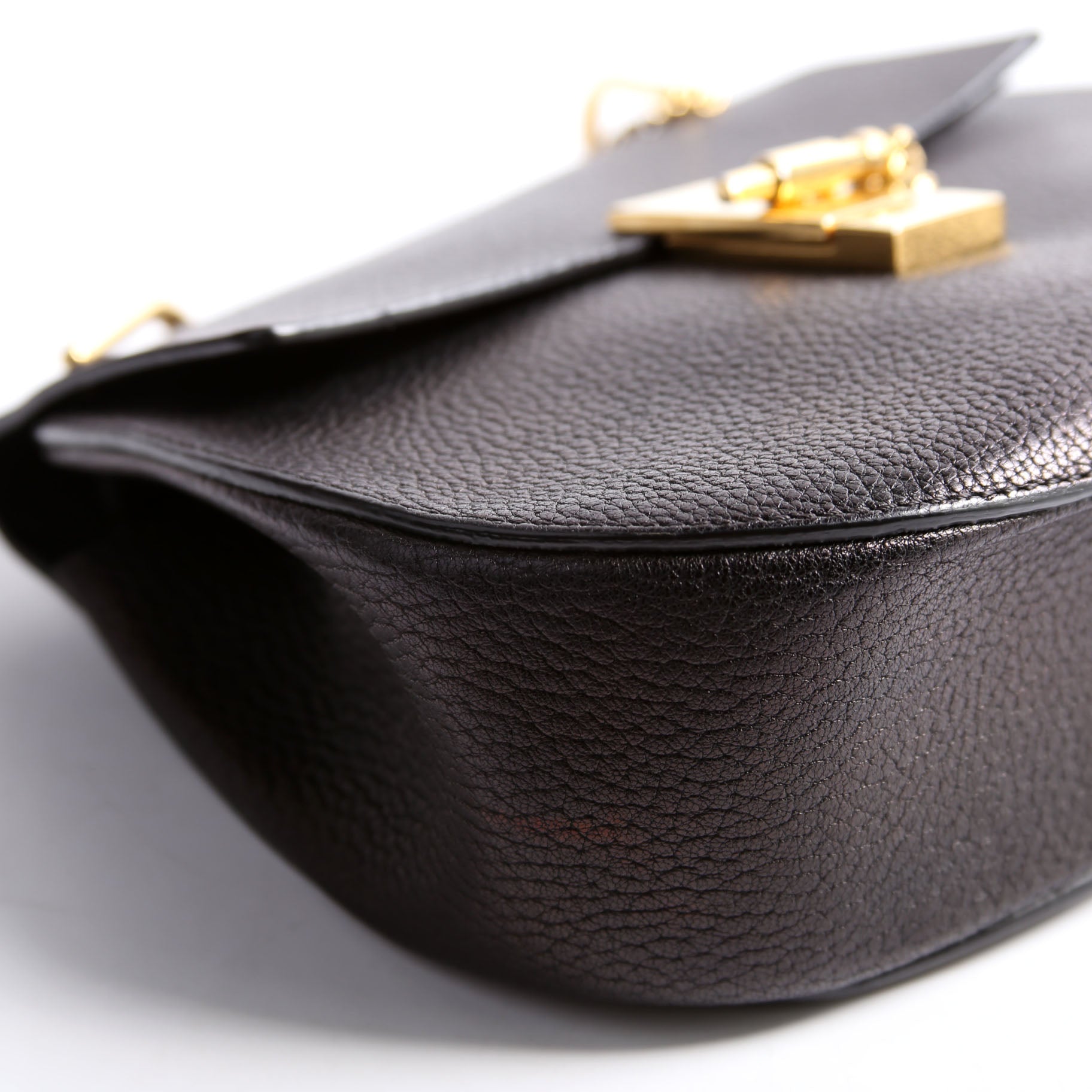 Drew Crossbody Small Black/Gold
