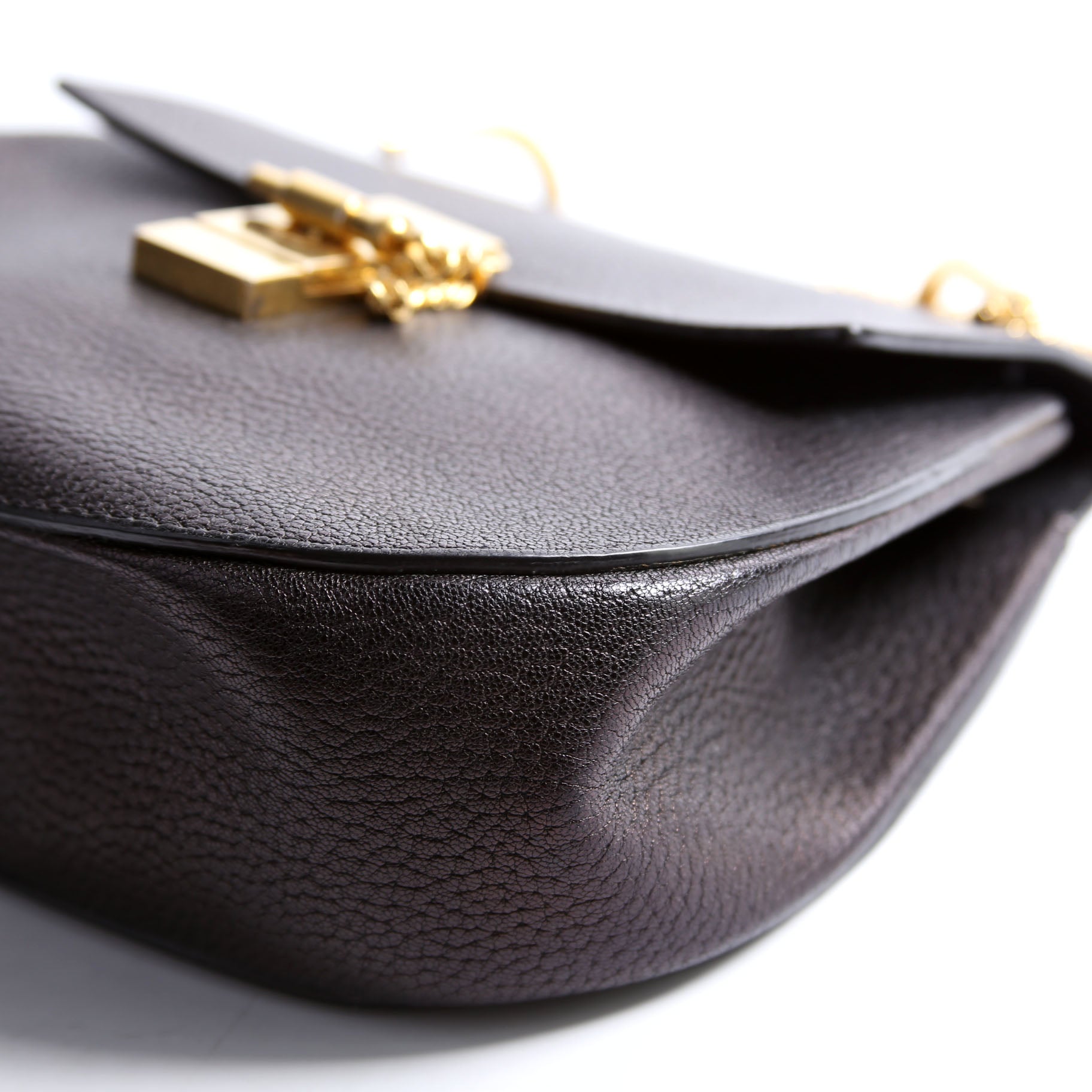 Drew Crossbody Small Black/Gold