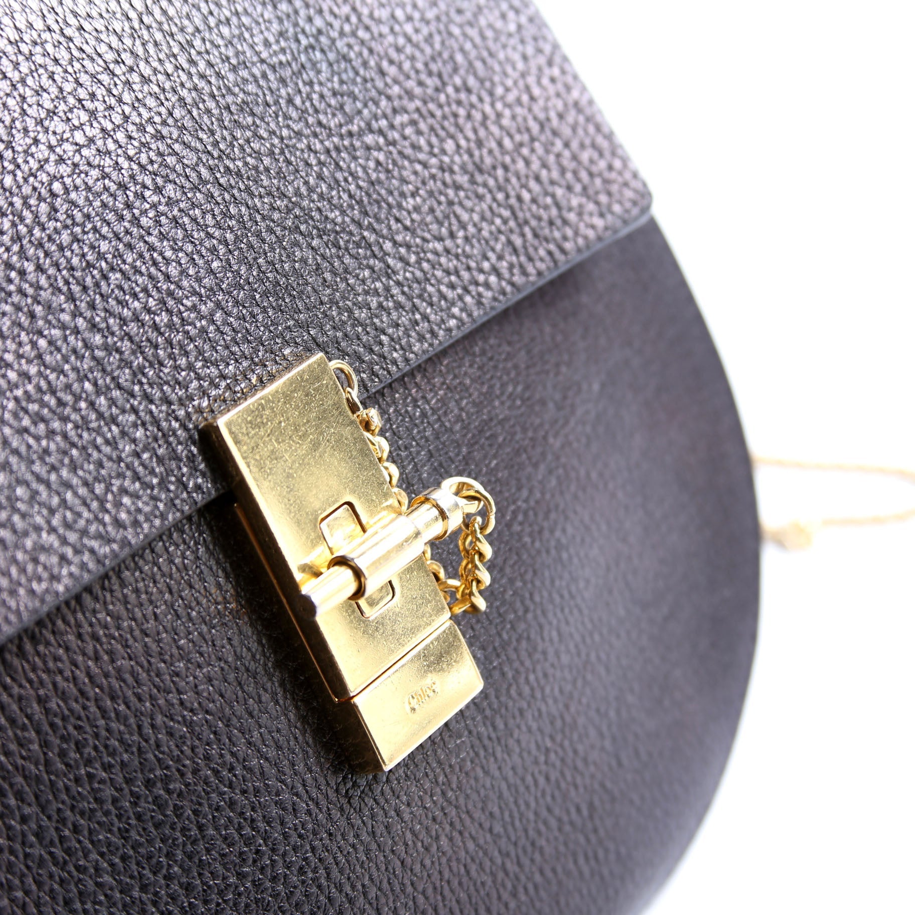Drew Crossbody Small Black/Gold