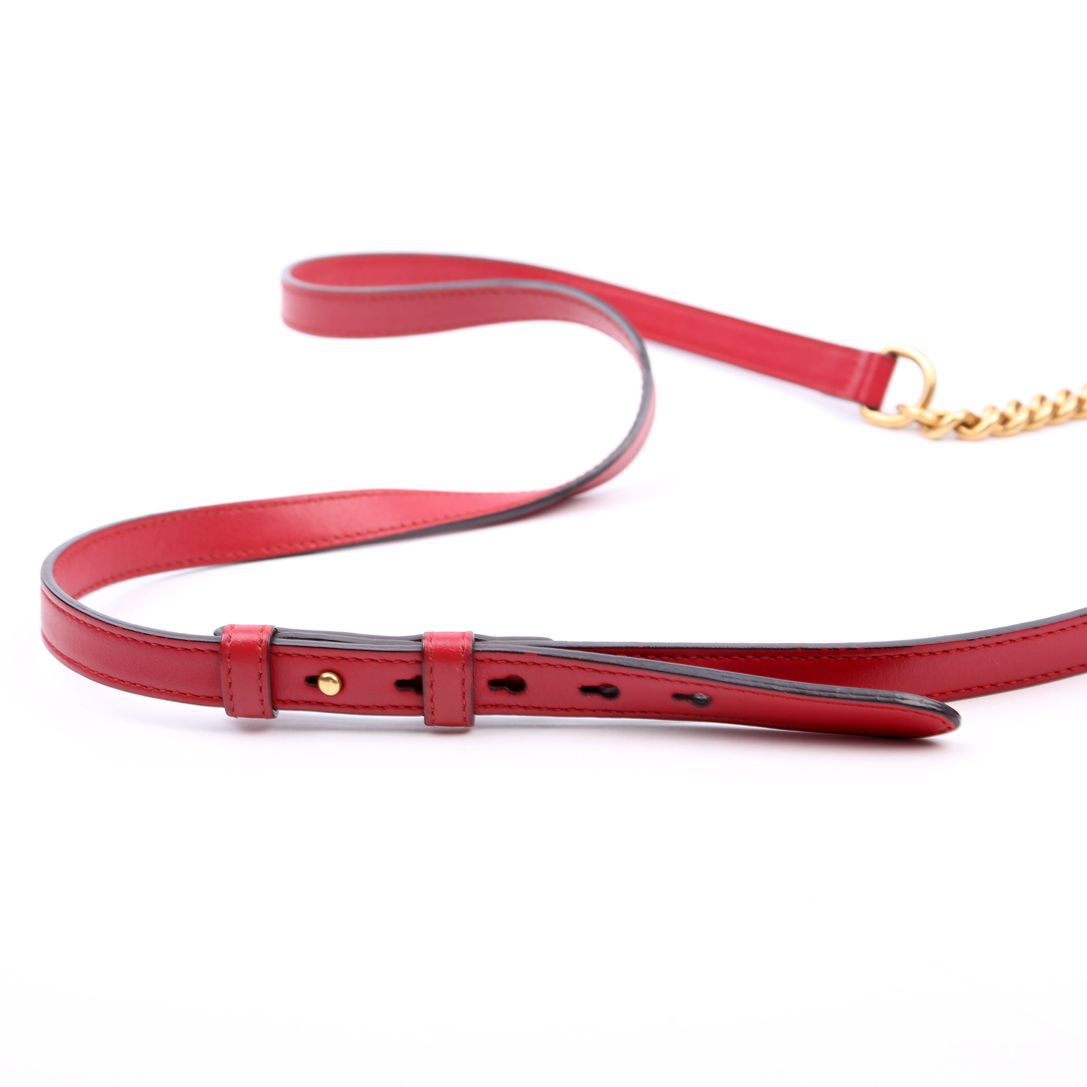 Gucci 447632 Marmont Small Leather Camera Red