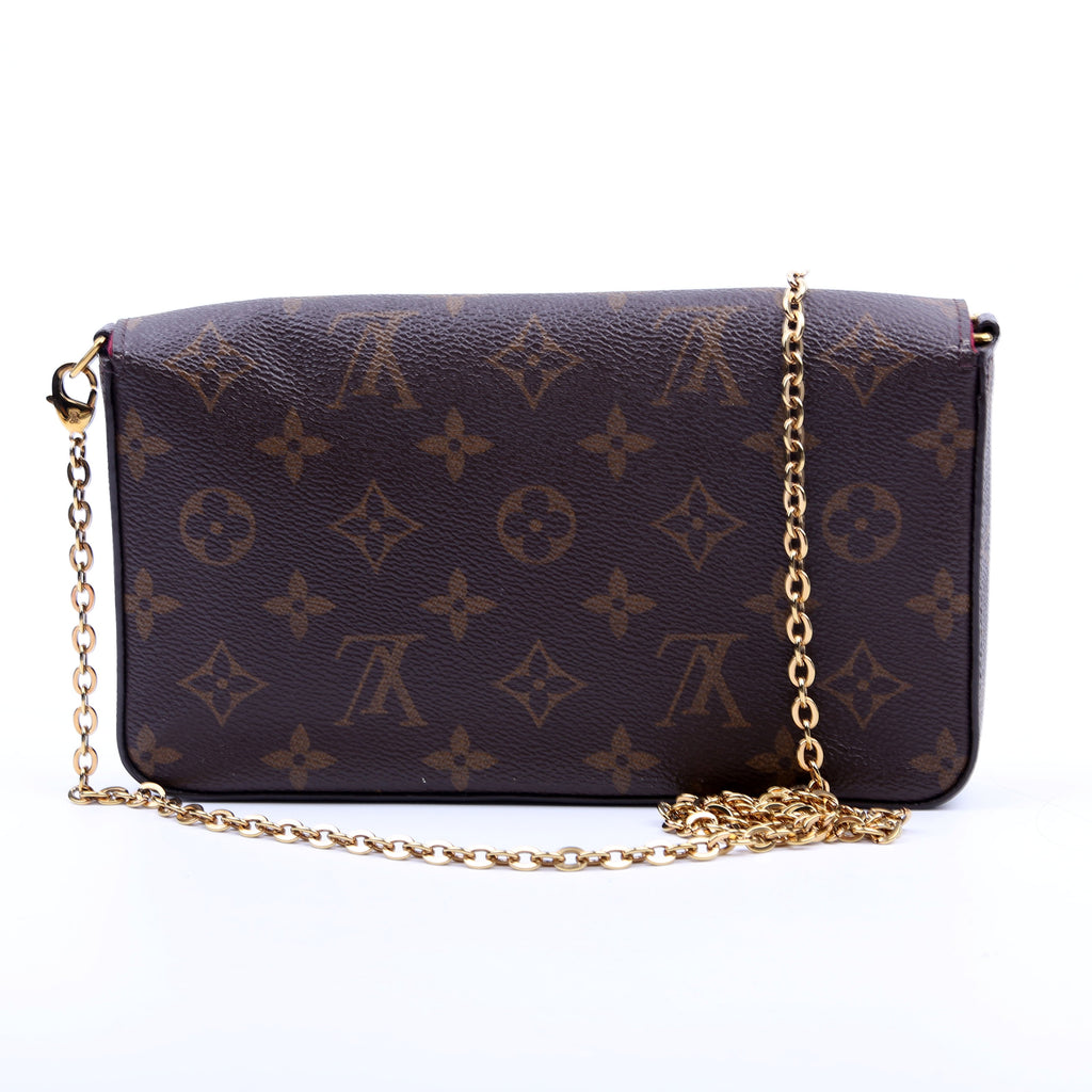 Pochette Felicie Monogram Berry